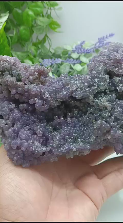 1.89 Kg Grape Agate AAA Grade 21x11x10cm