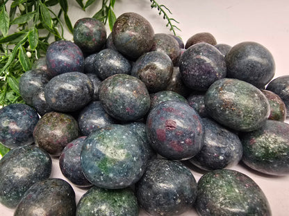 Ruby with Kyanite Tumbled stones Crystal Wellness