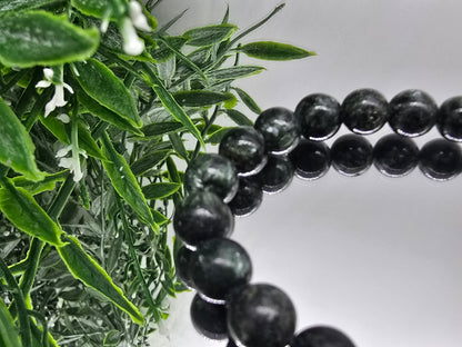 Seraphinite Beads Bracelet (Stone of Spiritual Awakening & Heart-Centered Clarity)