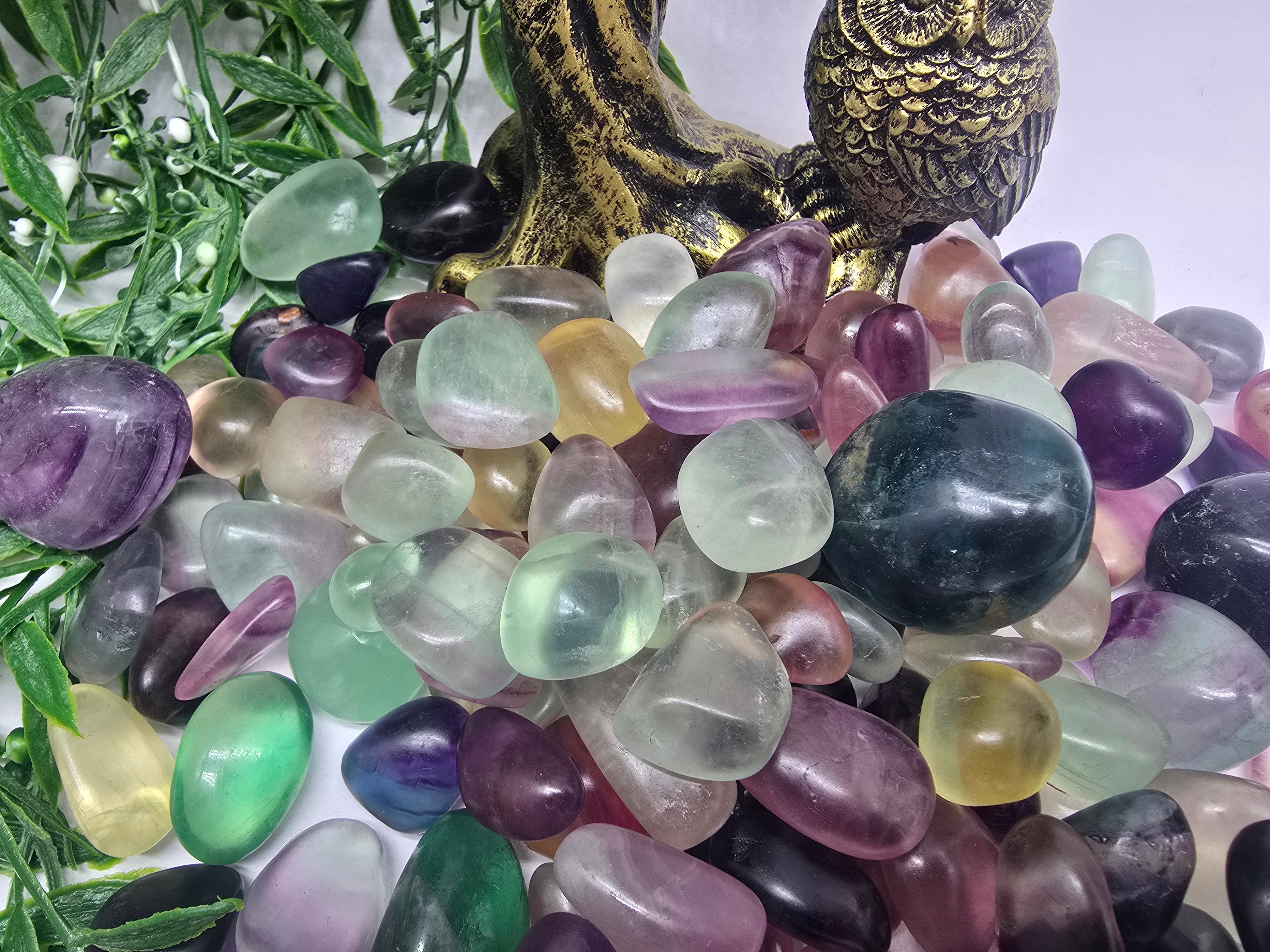 Fluorite Tumbled Stone Crystal Wellness