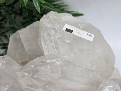 Premium High-Grade Brazilian Clear Quartz Cluster 7.9kg – Master Healing, Energy Amplification & Space Cleansing Crystal Wellness
