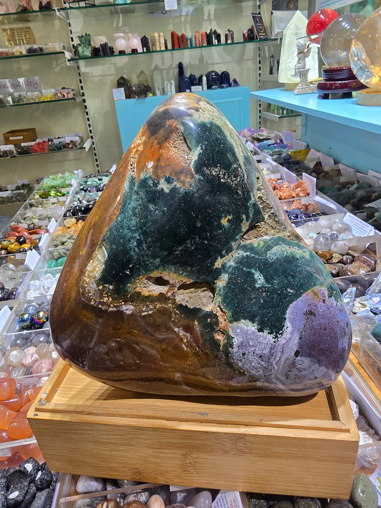 Ocean Jasper Free-Form 23x29x8cm 5.1kg Crystal Wellness