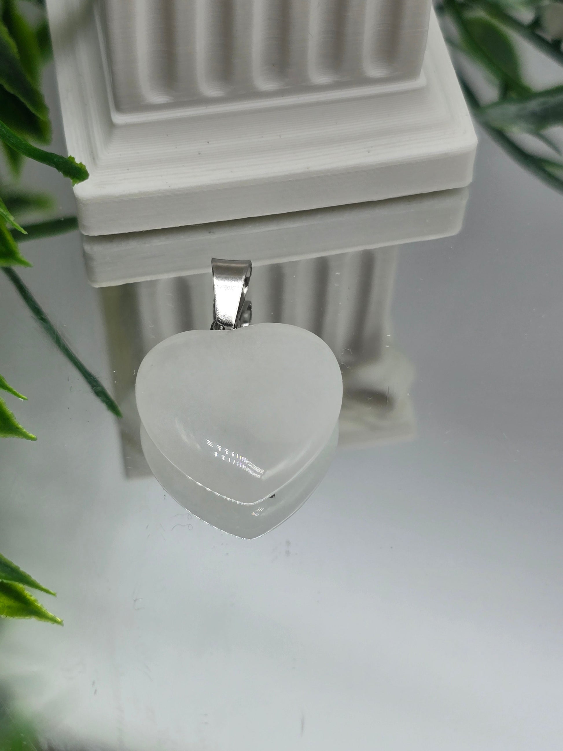 Varieties of Crystal Heart Pendant | Healing Crystal Necklace for Love, Balance & Daily Energy Crystal Wellness