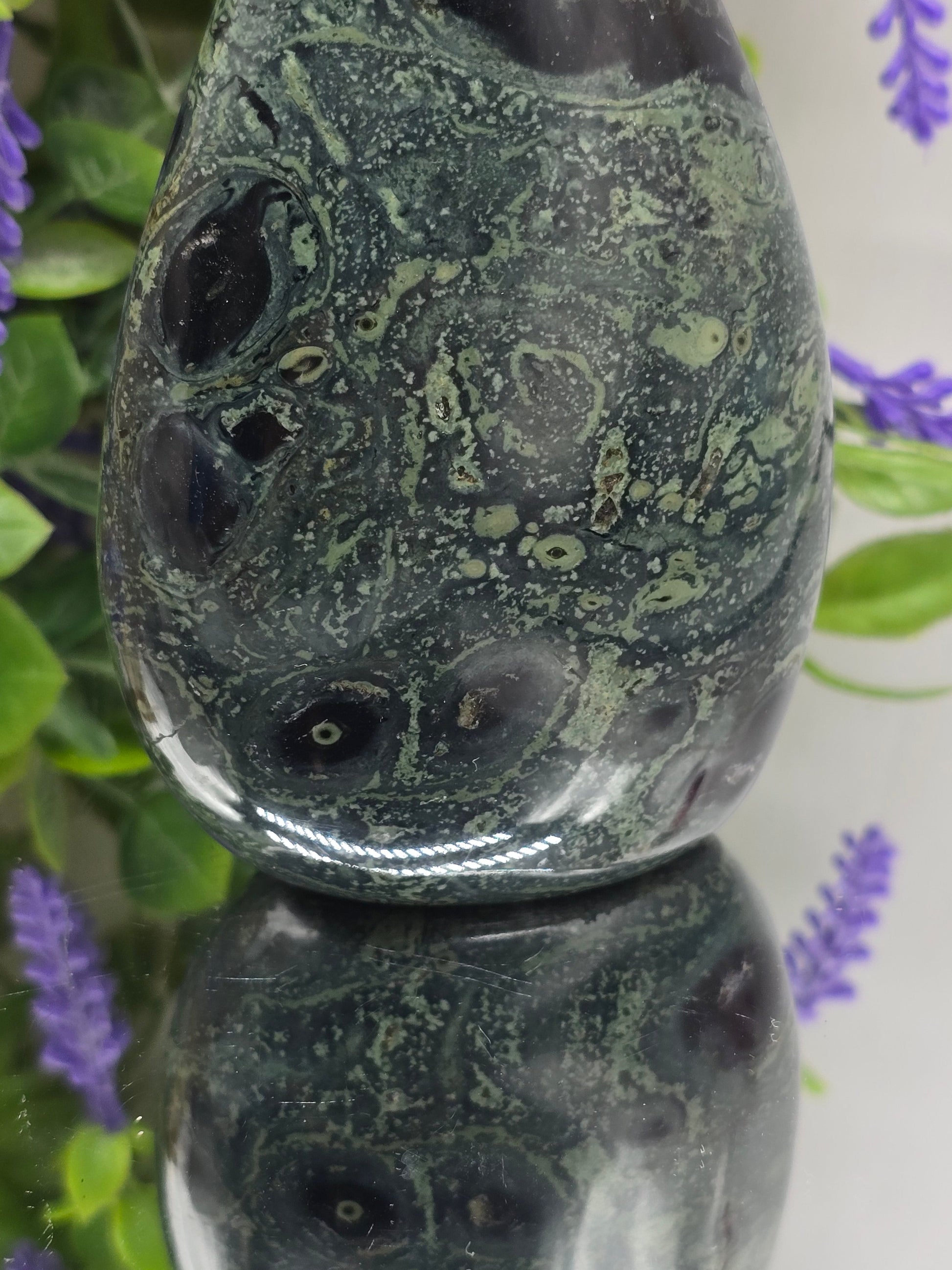 Premium Kambaba Jasper Freeform – Stone of Peace & Ancient Wisdom Crystal Wellness