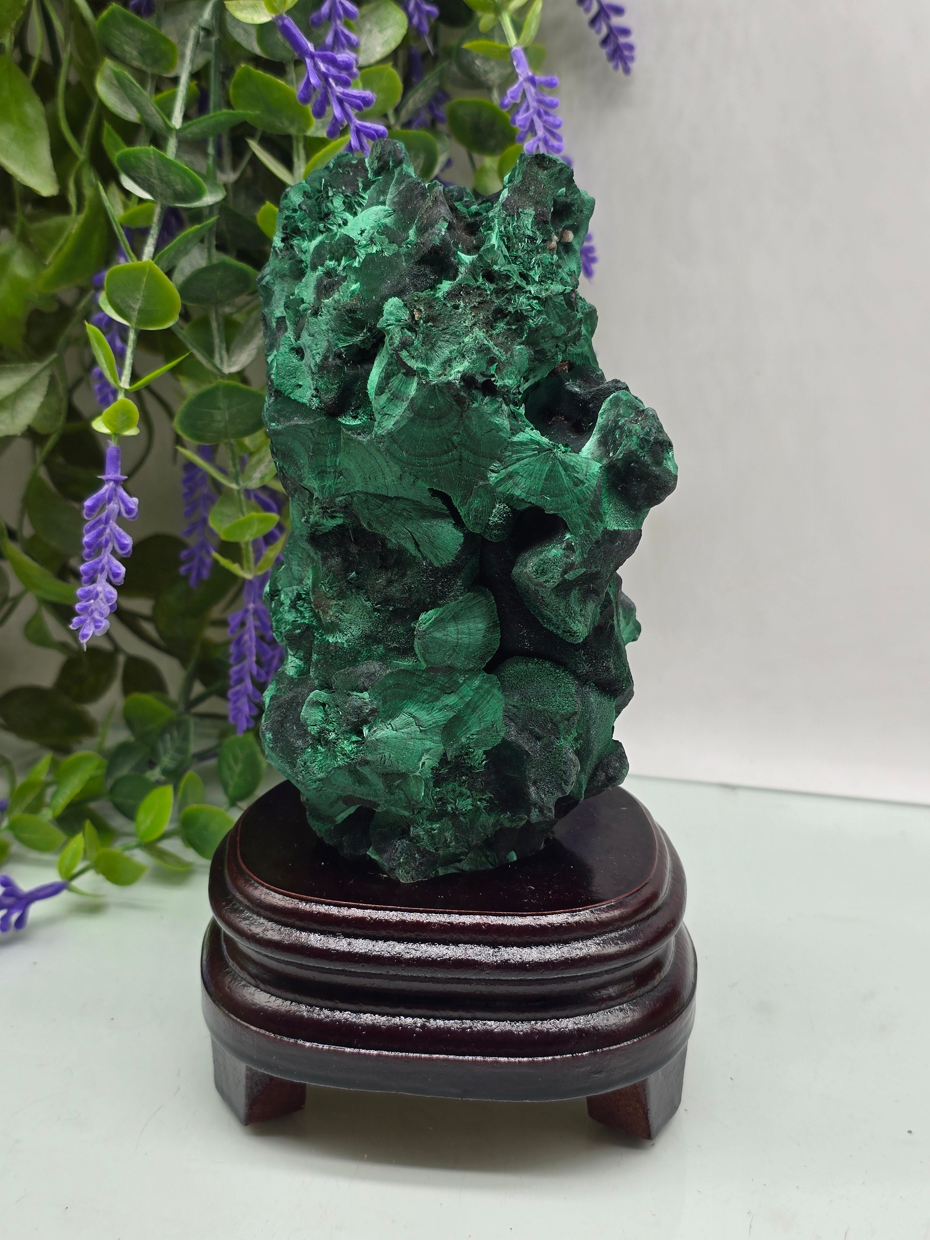 Malachite Polished Freeform Crystal Wellness