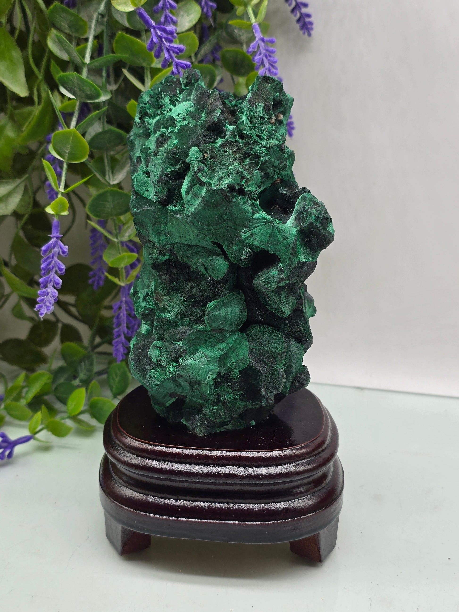 Malachite Polished Freeform Crystal Wellness