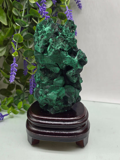 Malachite Polished Freeform Crystal Wellness