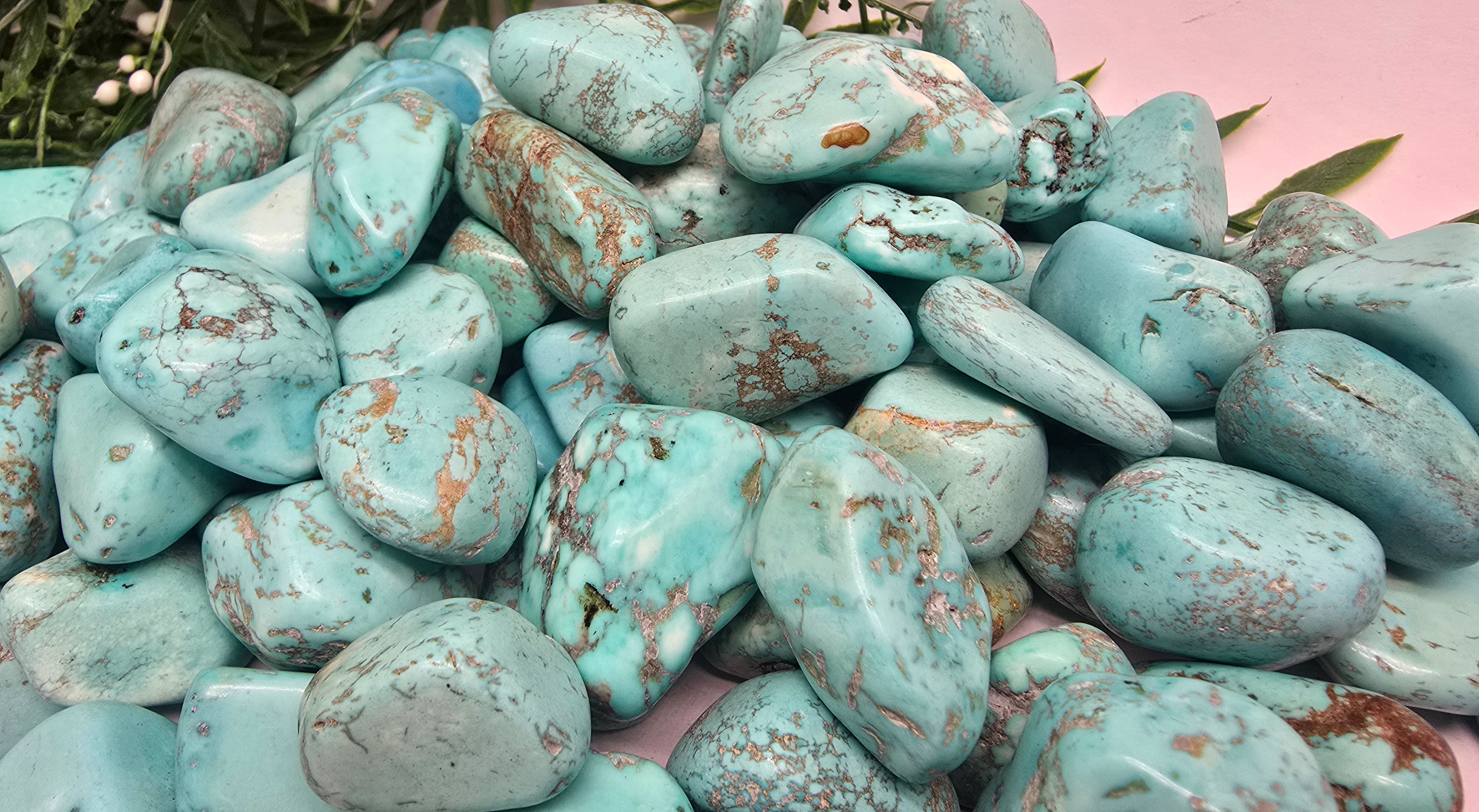 Turquenite Tumbled Stone Crystal Wellness