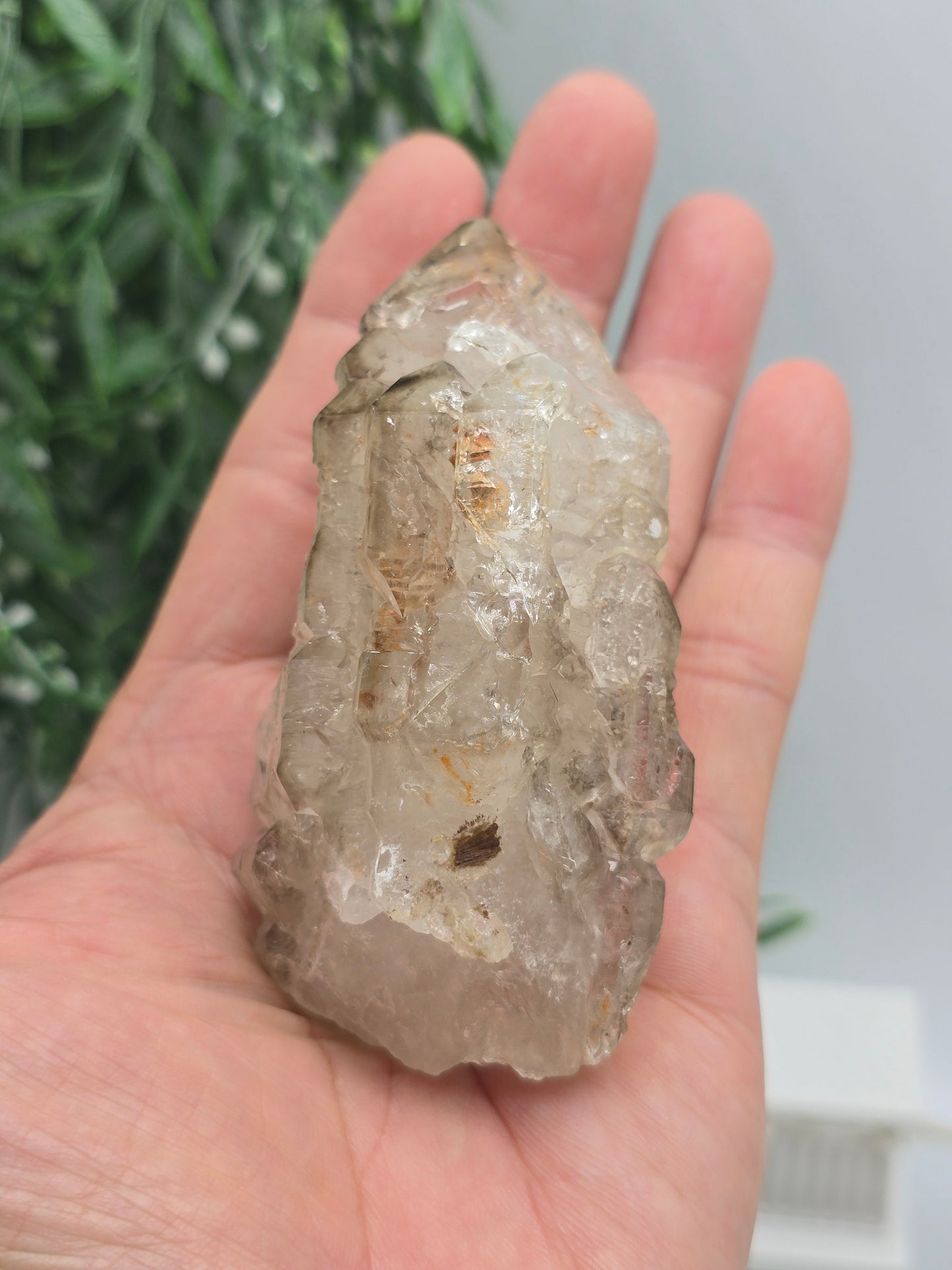Elestial Quartz Specimen 100 × 50 × 45 mm (Stone of Spiritual Evolution & Divine Wisdom) Crystal Wellness