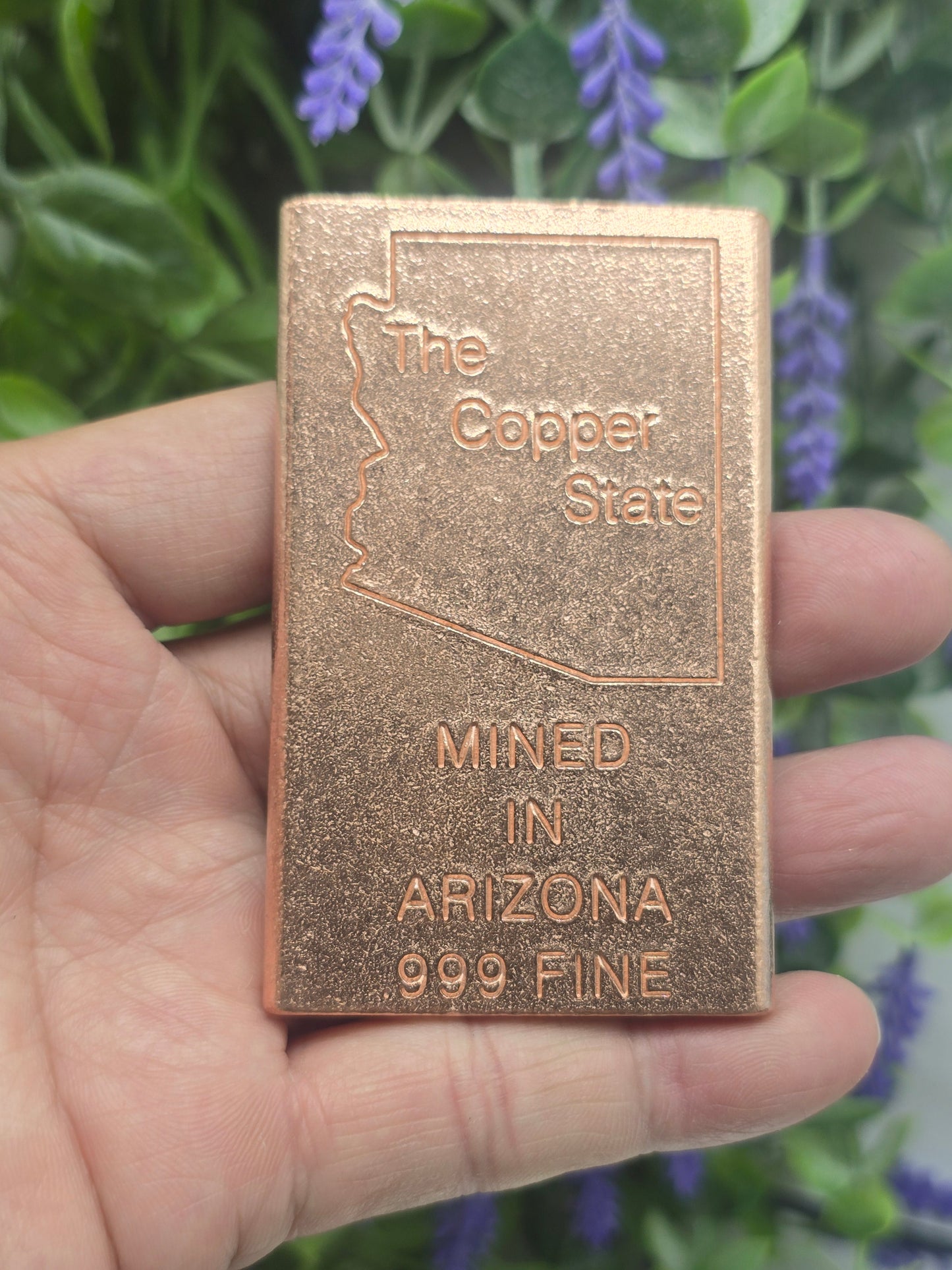 Arizona 999 Fine Copper Bar – 225g | 8 × 5 × 0.7cm | Pure Copper | “Energy, Grounding & Prosperity Crystal Wellness
