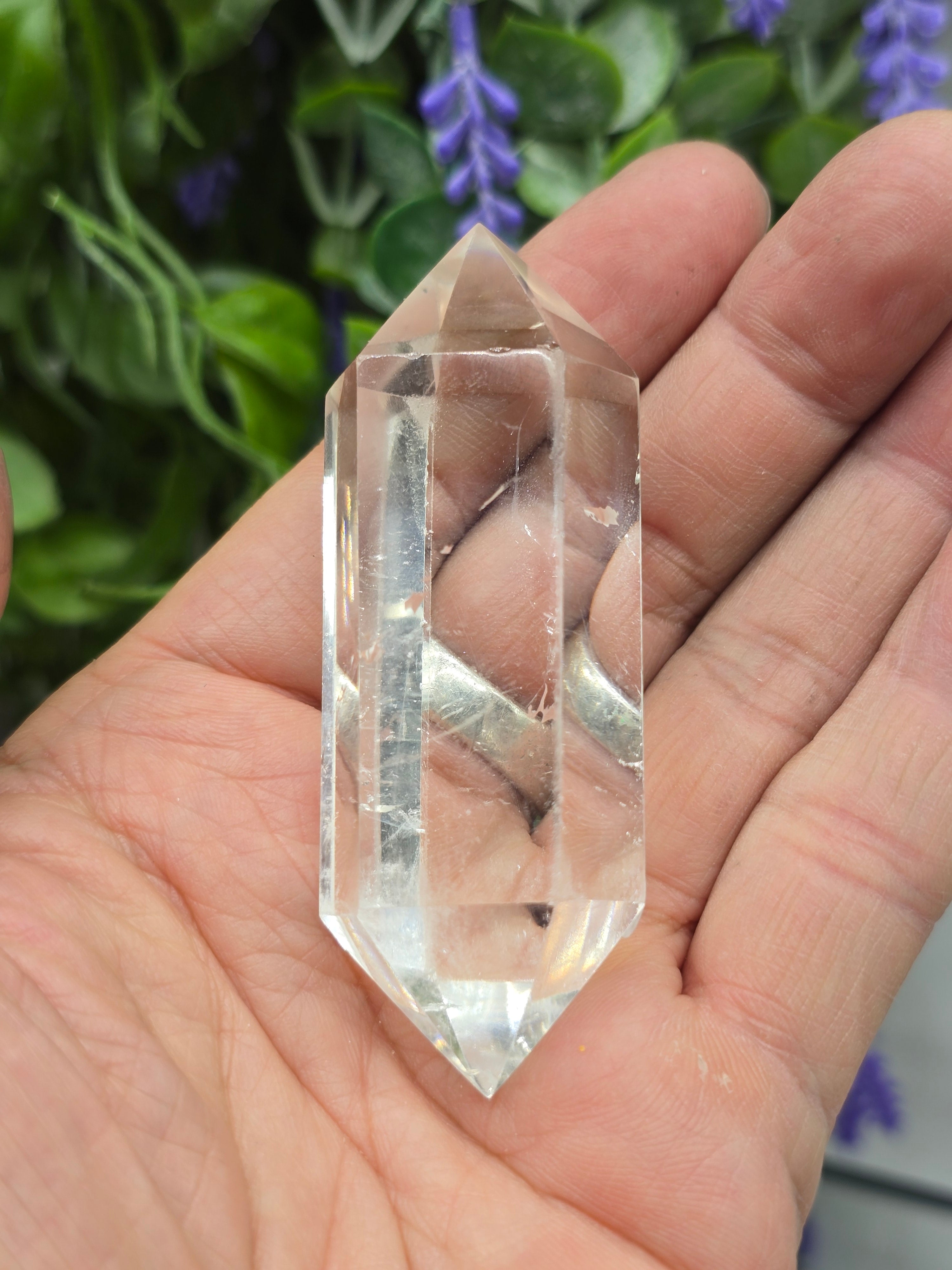 Clear Quartz Double Terminated Point - AAA Grade Crystal Wellness