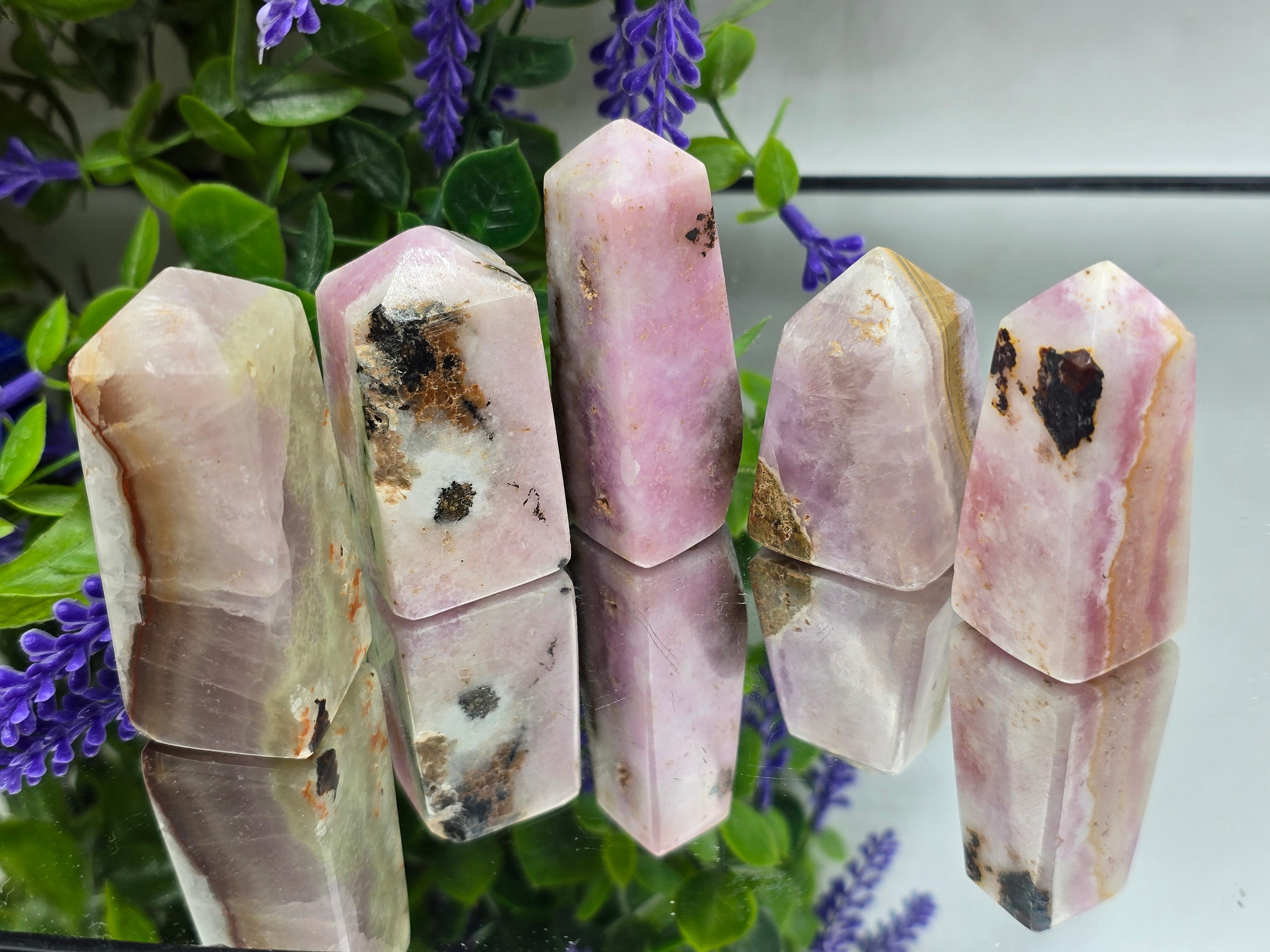 Pink Aragonite Point - Stone of Emotional Healing, Inner Peace & Heart-Centred Compassion Crystal Wellness