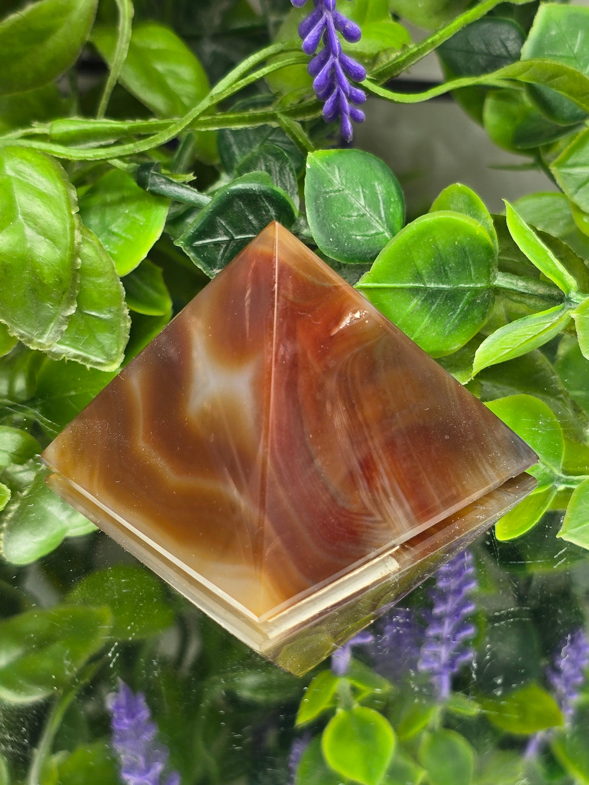 Carnelian Pyramid — Stone of Motivation, Vitality & Transformation Crystal Wellness