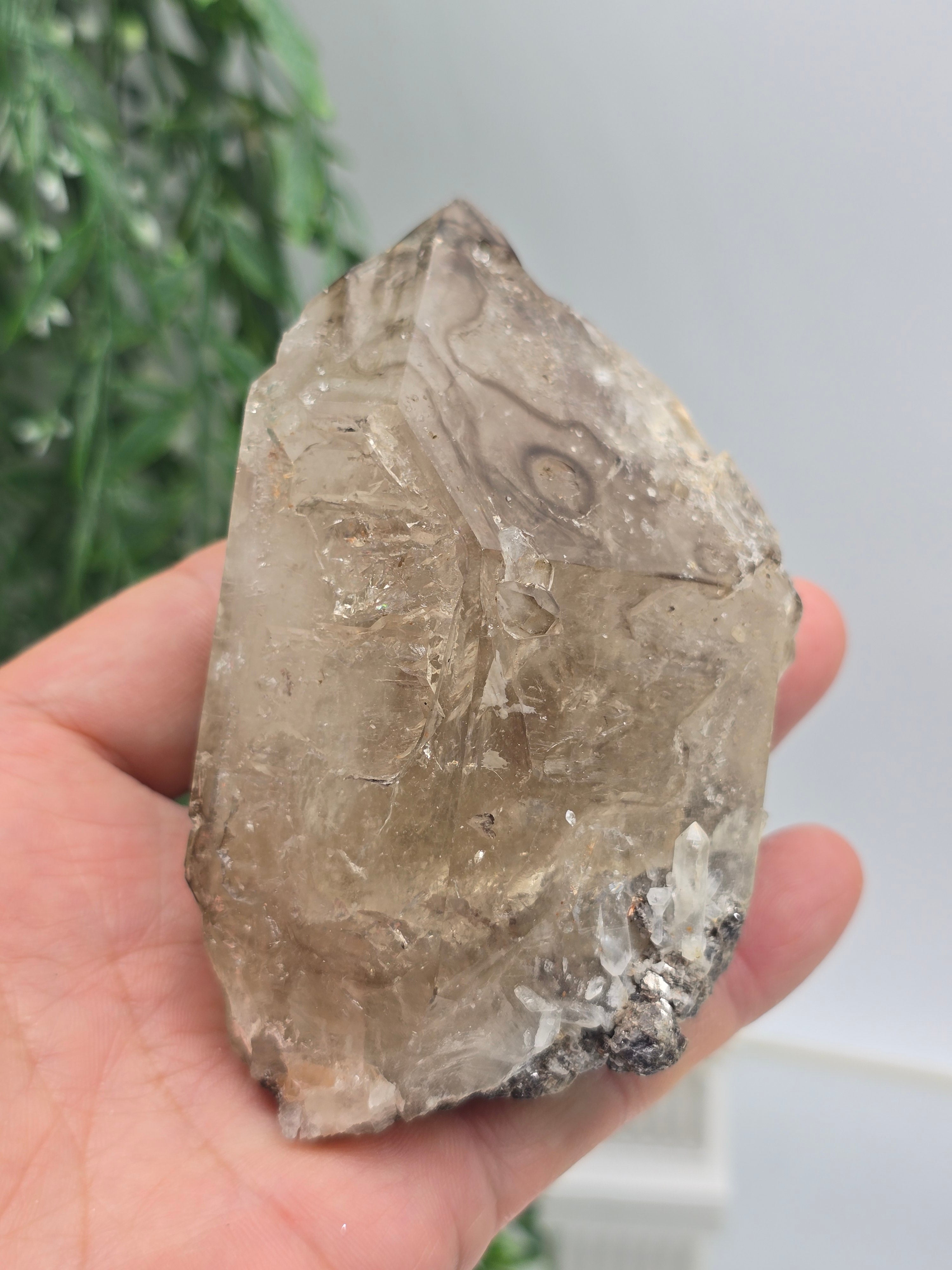 Elestial Quartz Specimen 10 × 6 × 5 cm (Stone of Ancient Wisdom & Spiritual Ascension) Crystal Wellness