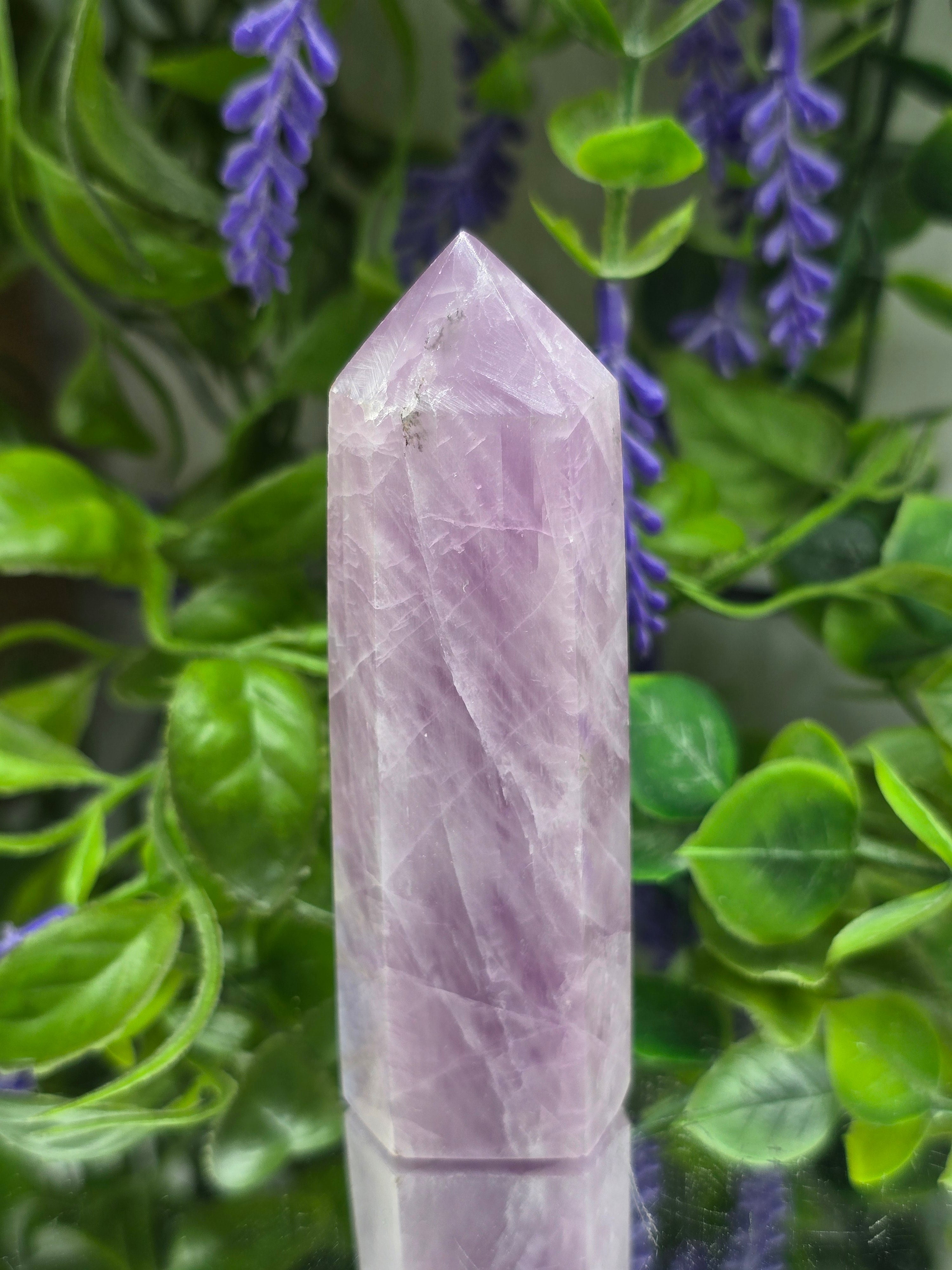 Kunzite Tower Crystal Wellness