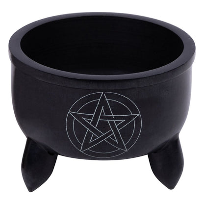 CAULDRON SOAPSTONE PENTACLE Crystal Wellness