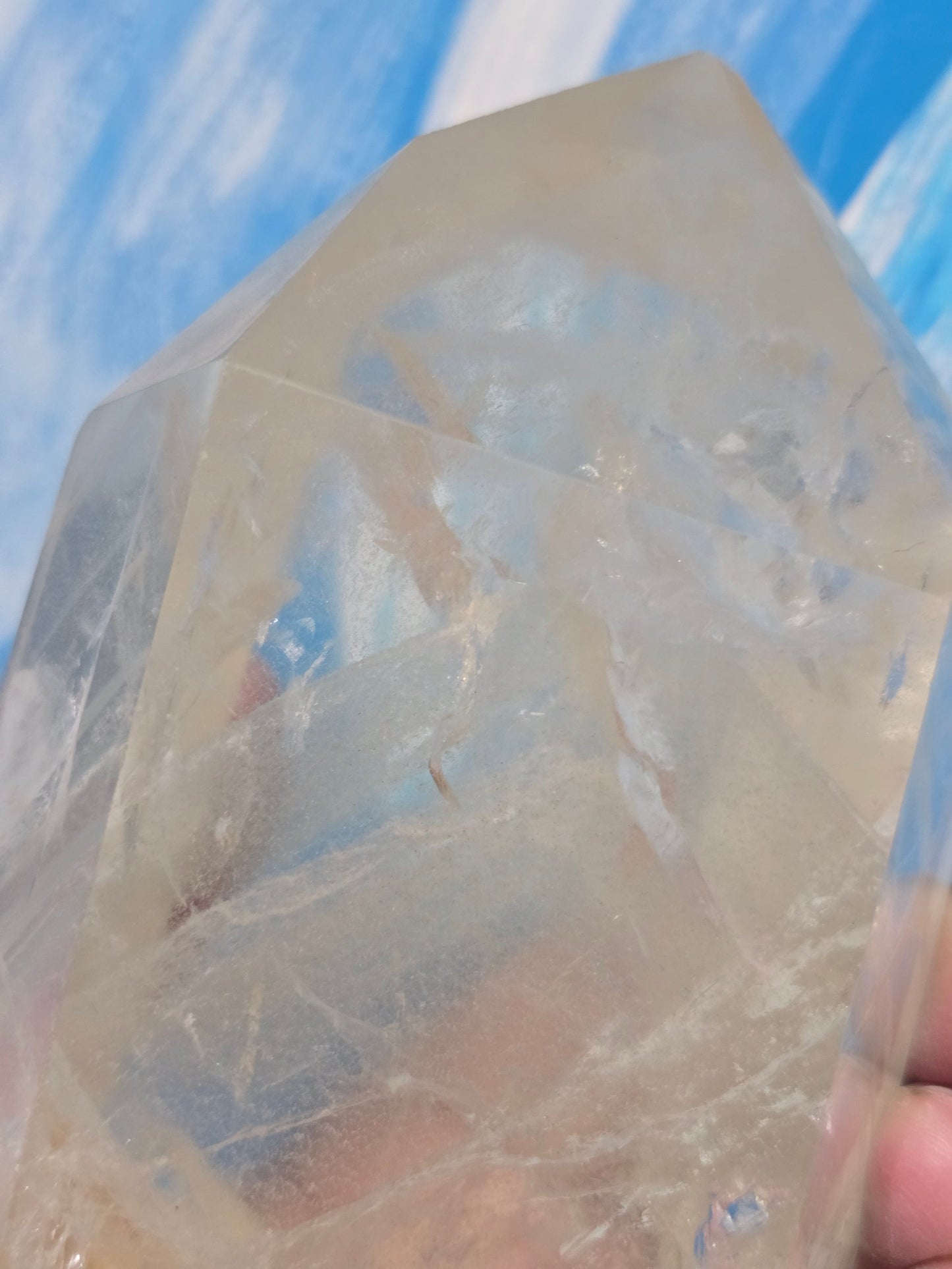 Green Phantom Quartz Tower 1122g 157mm x 107mm Crystal Wellness