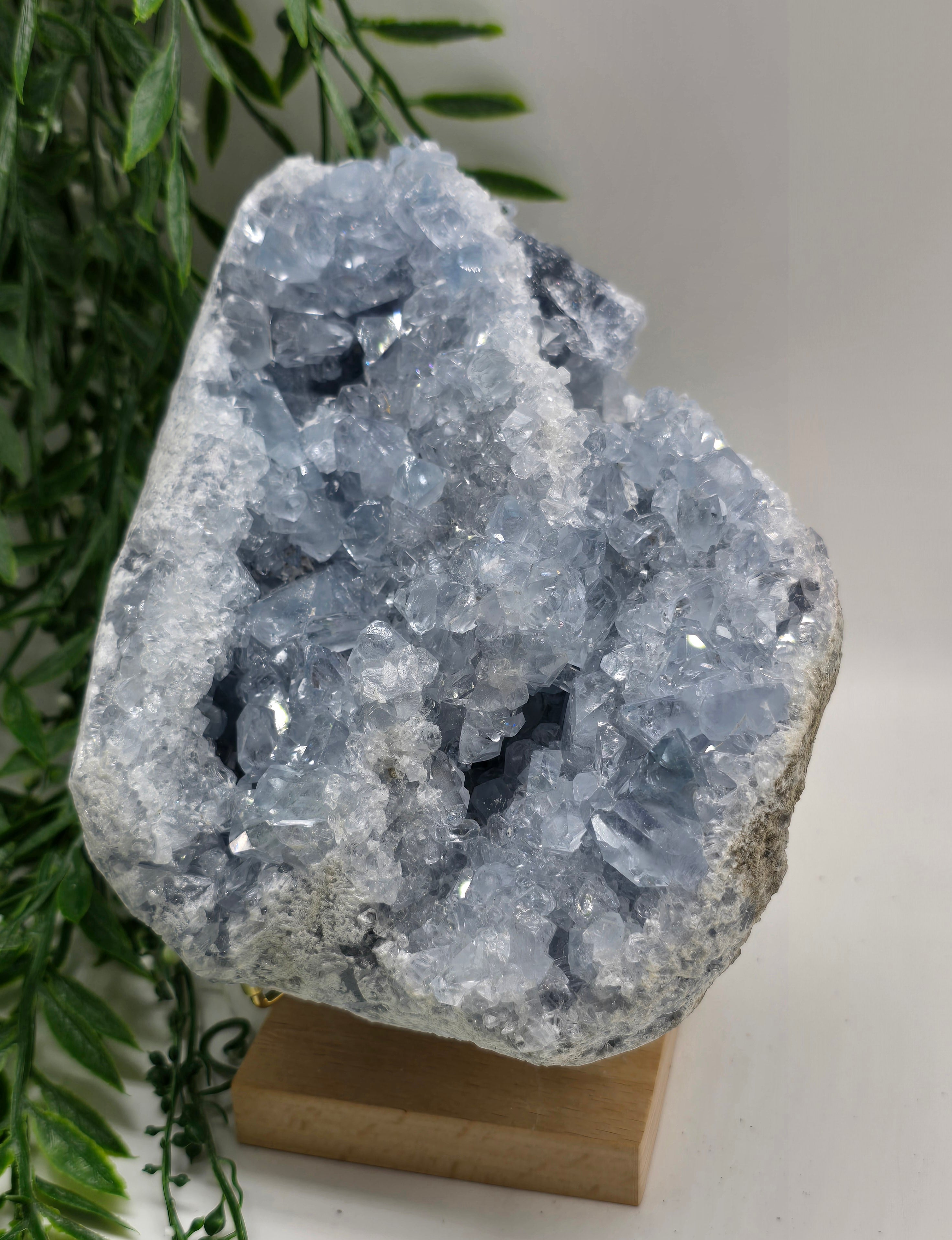 Celestial Calm Celestite Geode – 3kg Madagascar Crystal Wellness