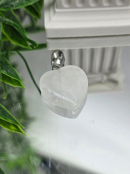 Varieties of Crystal Heart Pendant | Healing Crystal Necklace for Love, Balance & Daily Energy Crystal Wellness