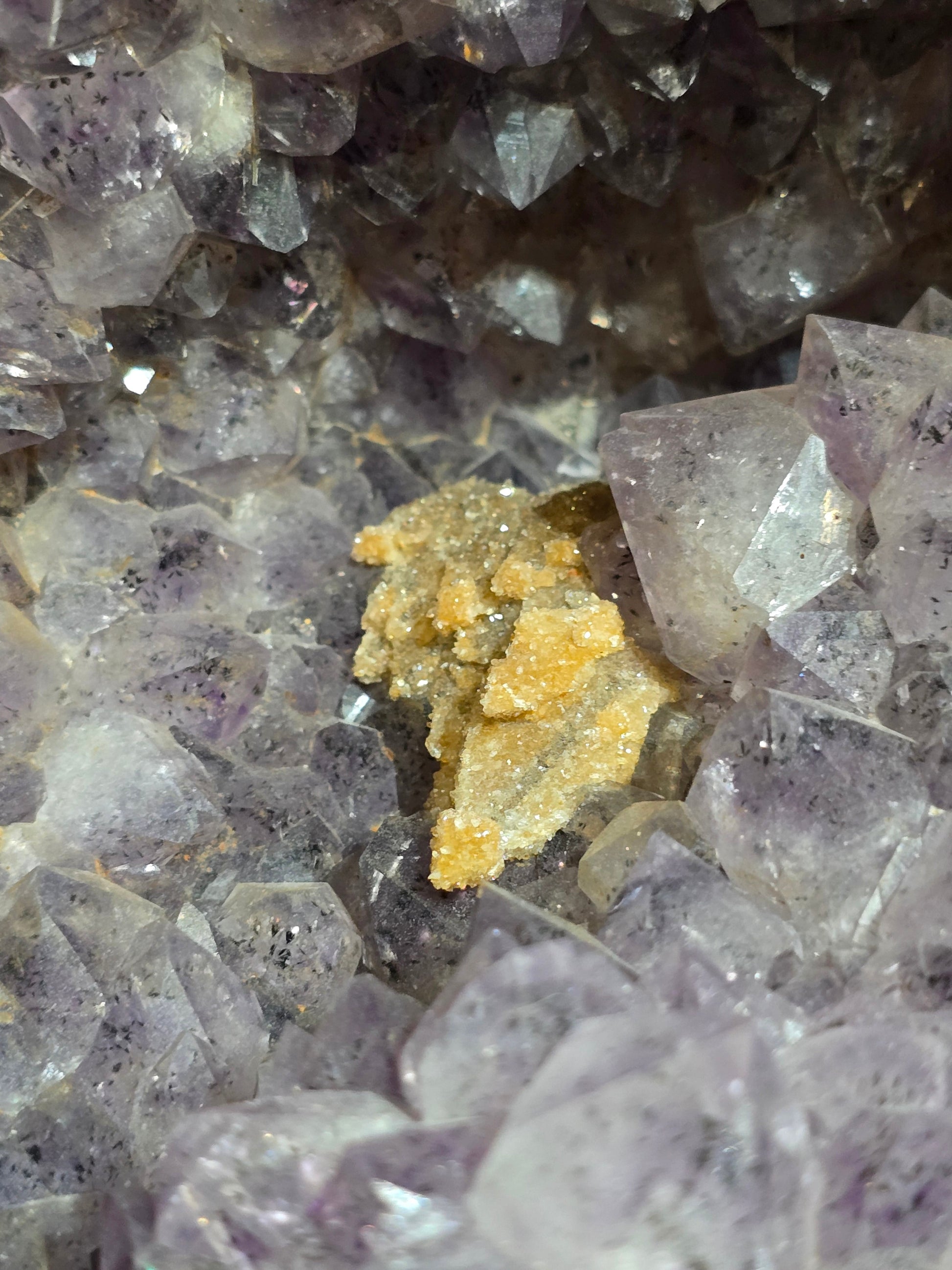 Natural Amethyst Geode with Rare Sparkle Goethite 15.8kg - Spiritual Grounding, Intuition & Inner Transformation Crystal Wellness