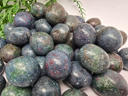 Ruby with Kyanite Tumbled stones Crystal Wellness