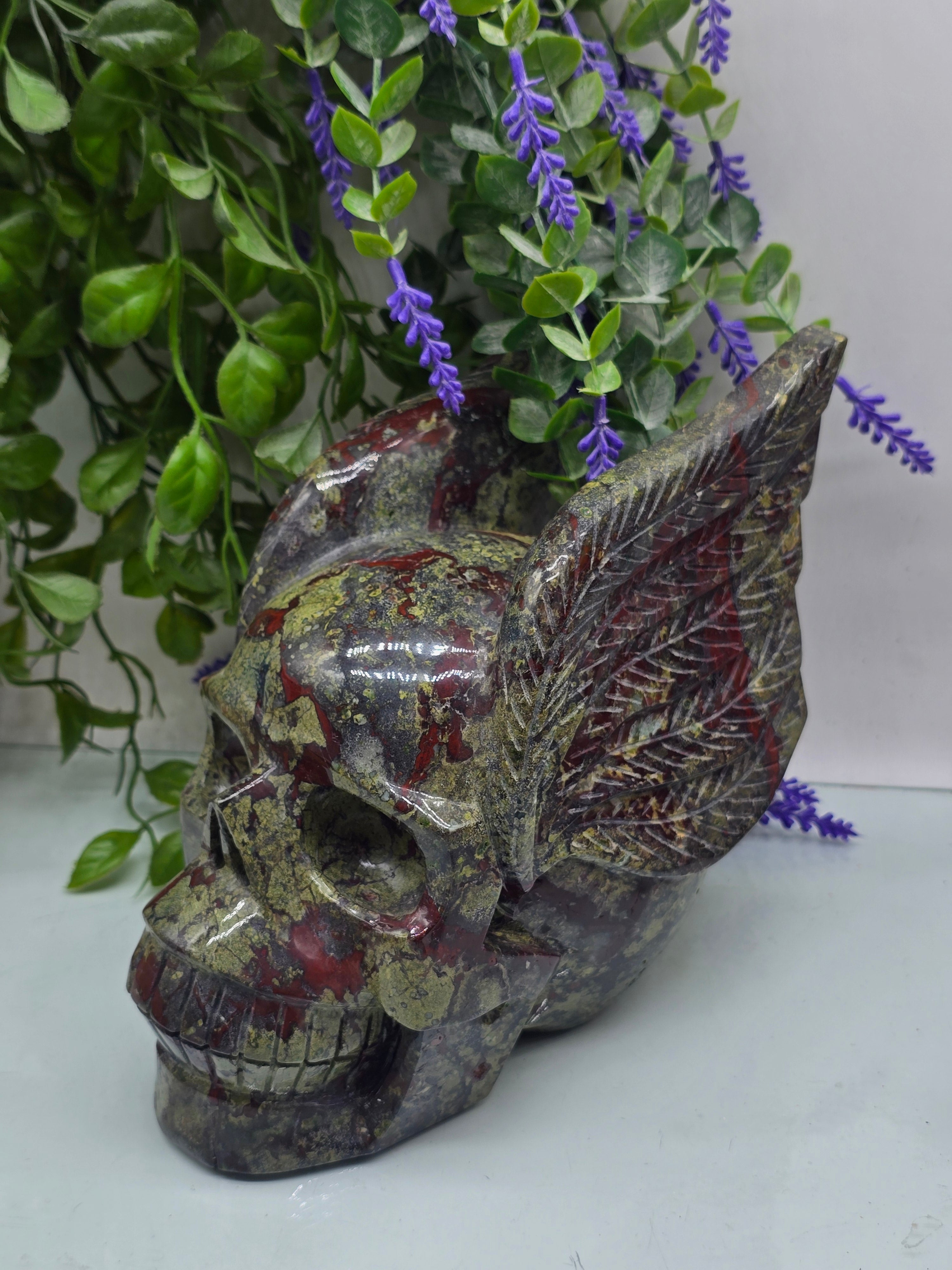 Dragon Blood Skull with Wings LARGE 5.843 Kg Crystal Wellness