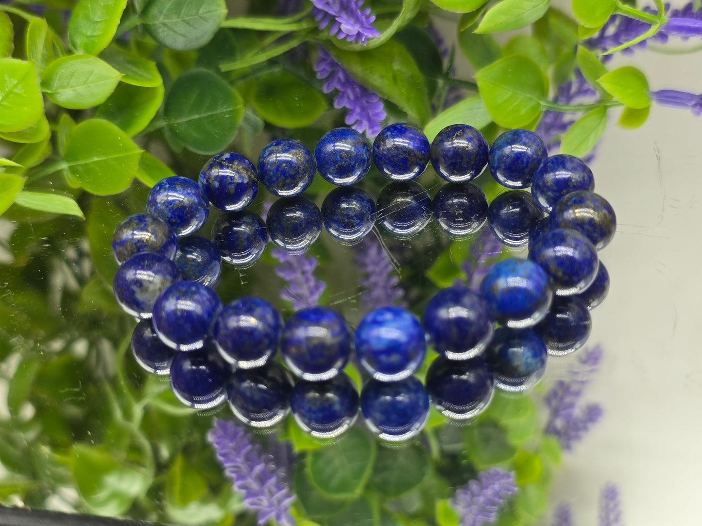 Lapis Lazuli Premium Quality Beads Bracelet – Stone of Awareness, Wisdom & Truth Crystal Wellness