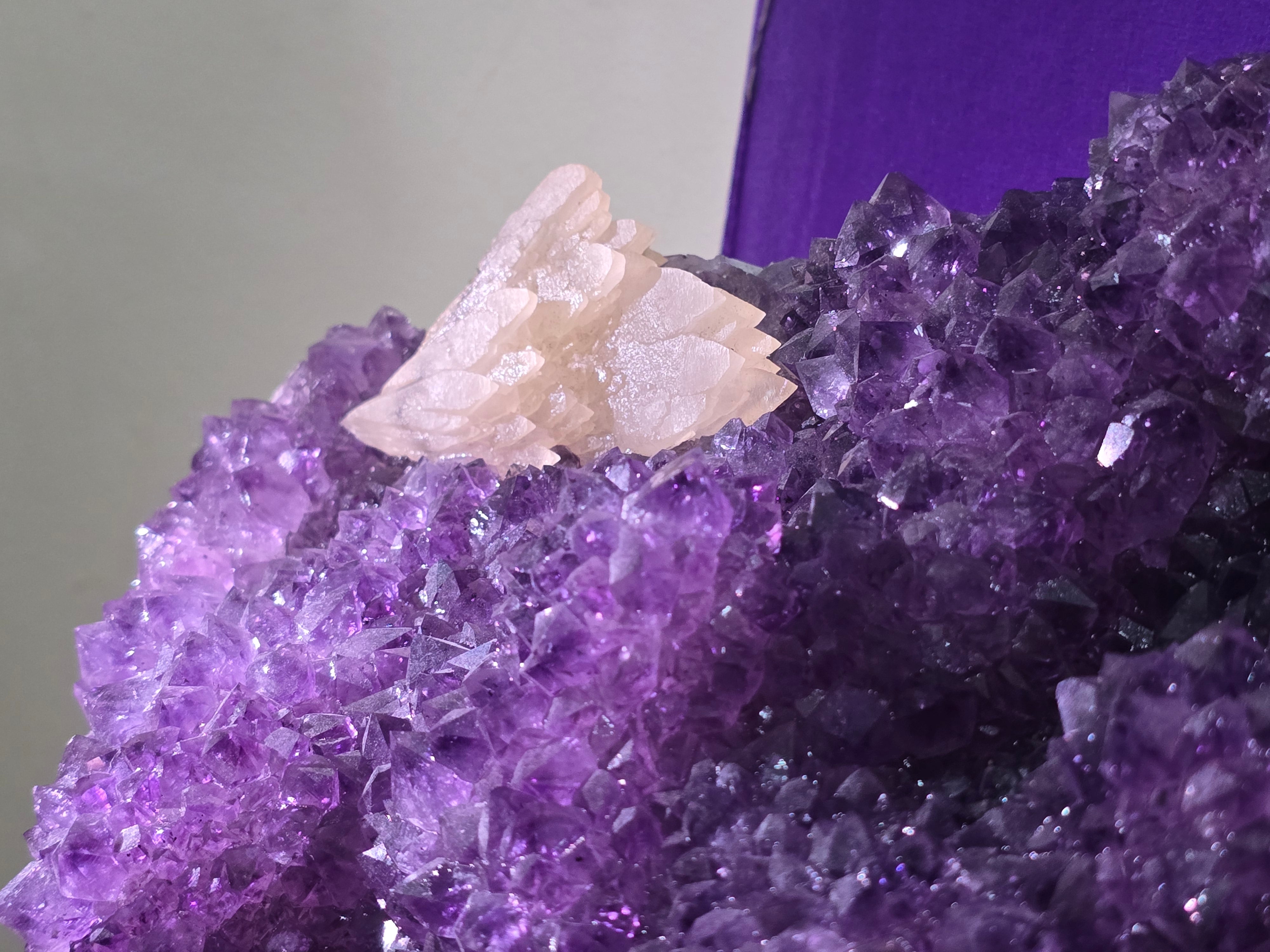 Amethyst Cluster AAA Superb Deep Purple Quality 21.7 Kgs 64cm x 36cm Crystal Wellness
