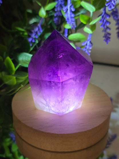 AAA Premium Natural Amethyst Freeform Standing Crystal – Stone of Spiritual Protection, Peace & Higher Wisdom Crystal Wellness