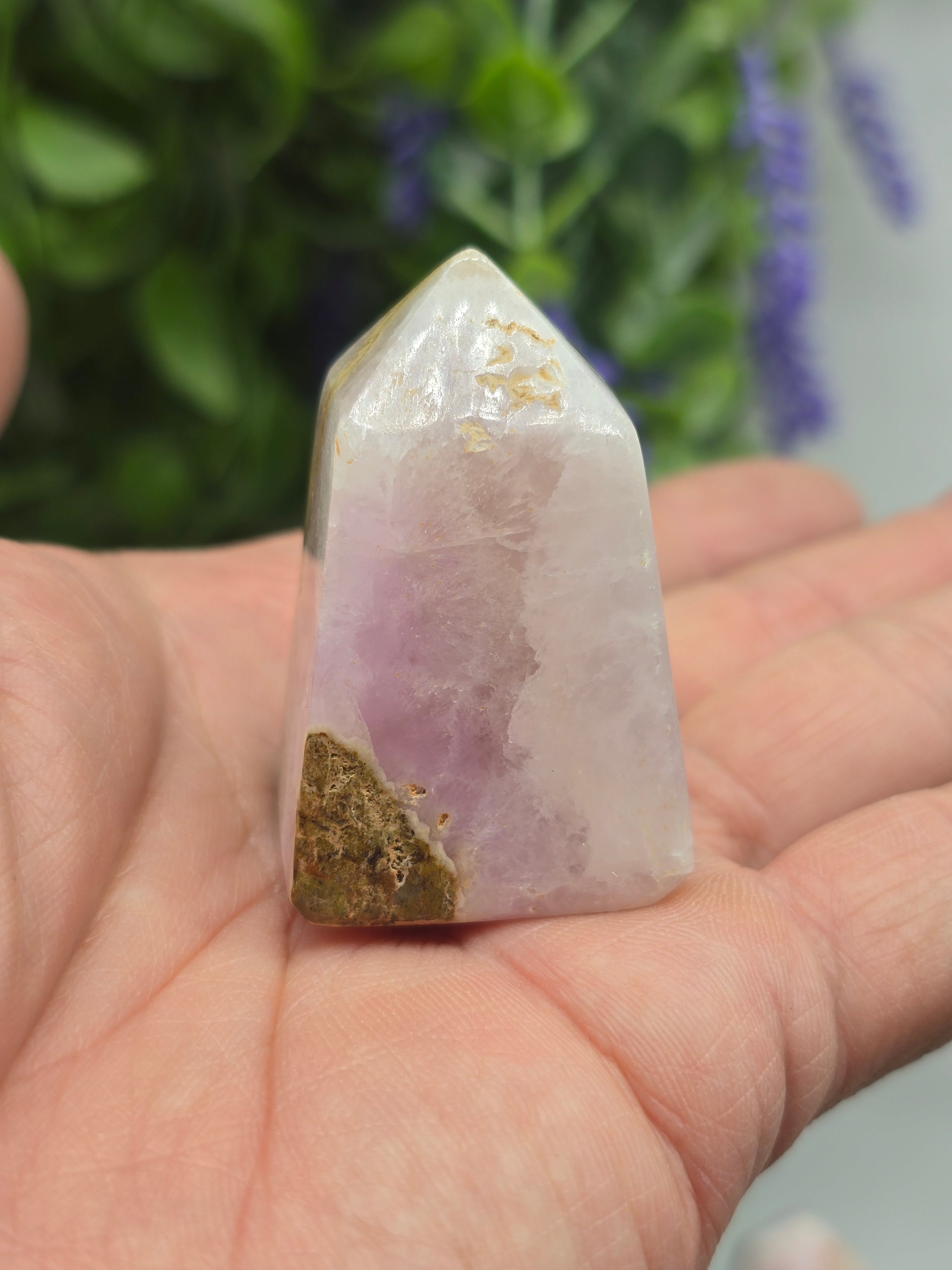 Pink Aragonite Point - Stone of Emotional Healing, Inner Peace & Heart-Centred Compassion Crystal Wellness