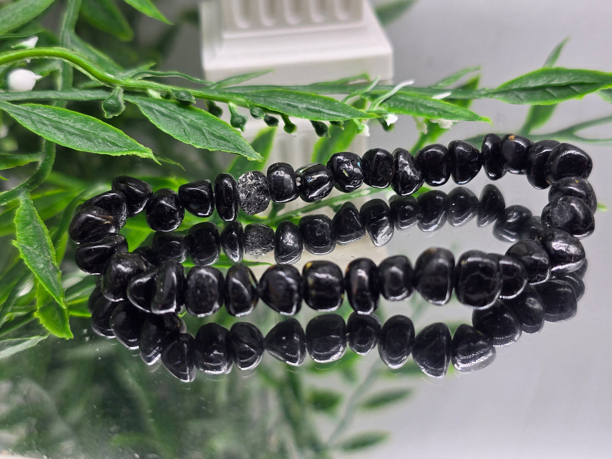 Genuine Nuumite Bracelet | Stone of Ancient Protection, Transformation & Personal Power | 21.23g Crystal Wellness