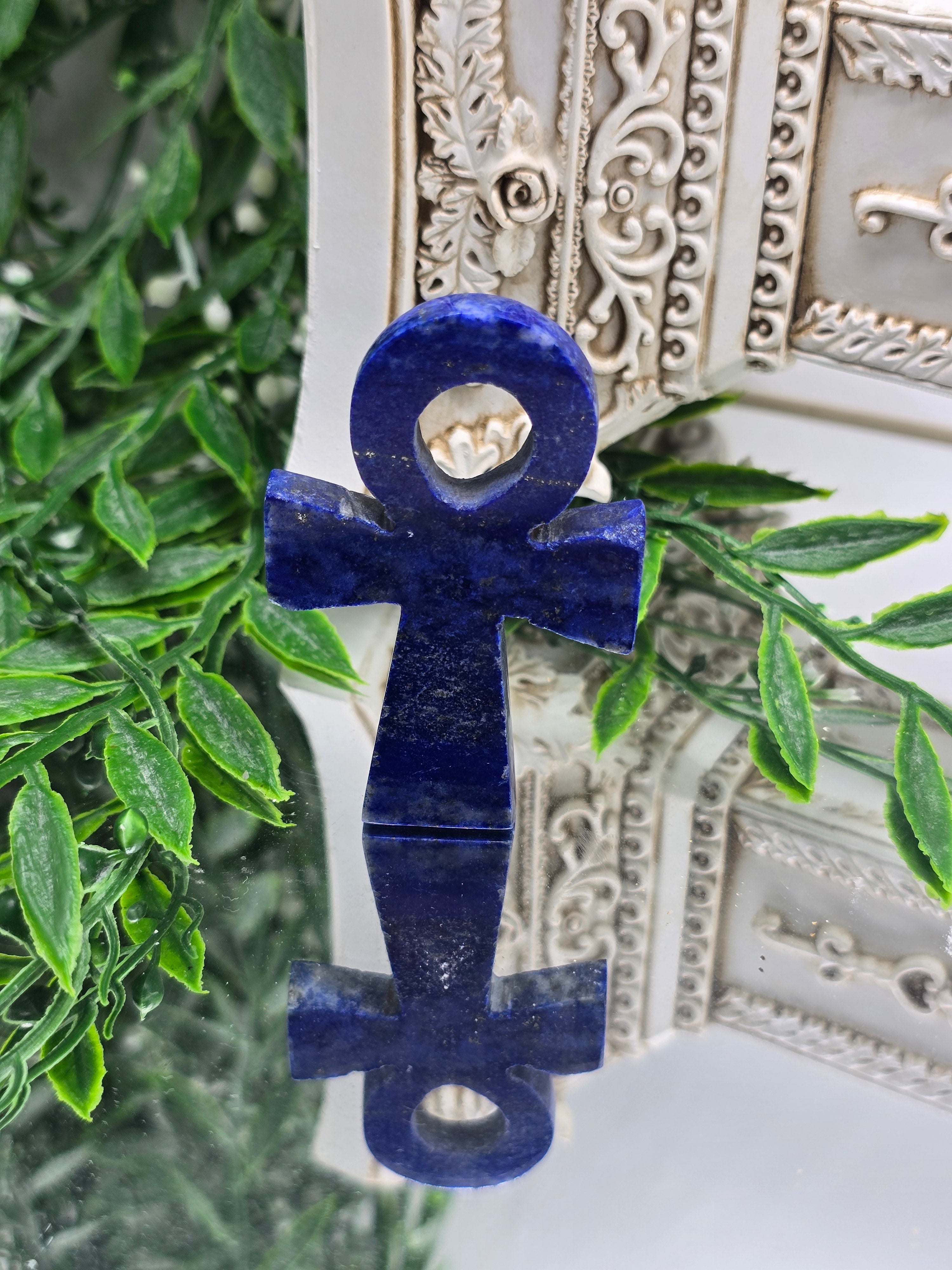 Lapis Lazuli Egyptian Ankh Crystal Wellness