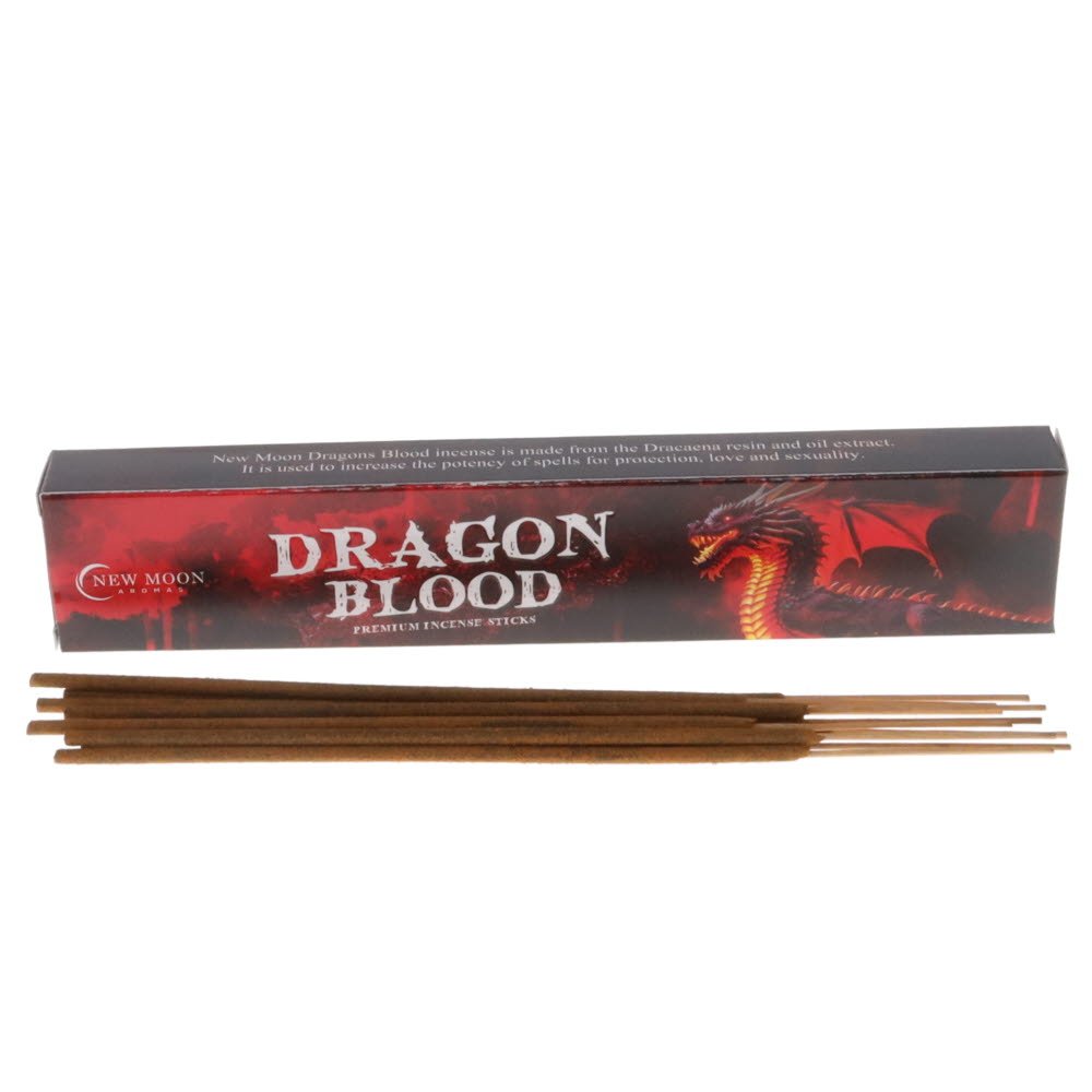 Dragons Blood Incense 15gms Sticks New Moon - Value Boxes of 3 New Moon