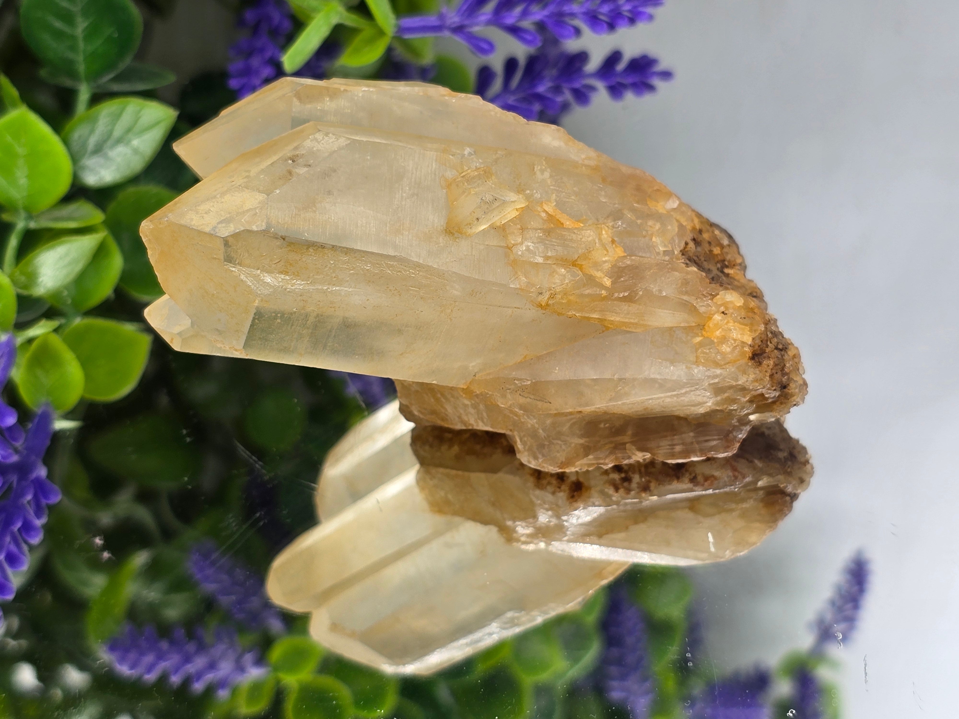 Madagascar Genuine Natural Citrine Cluster – 115g (Stone of Abundance, Confidence & Manifestation) Crystal Wellness