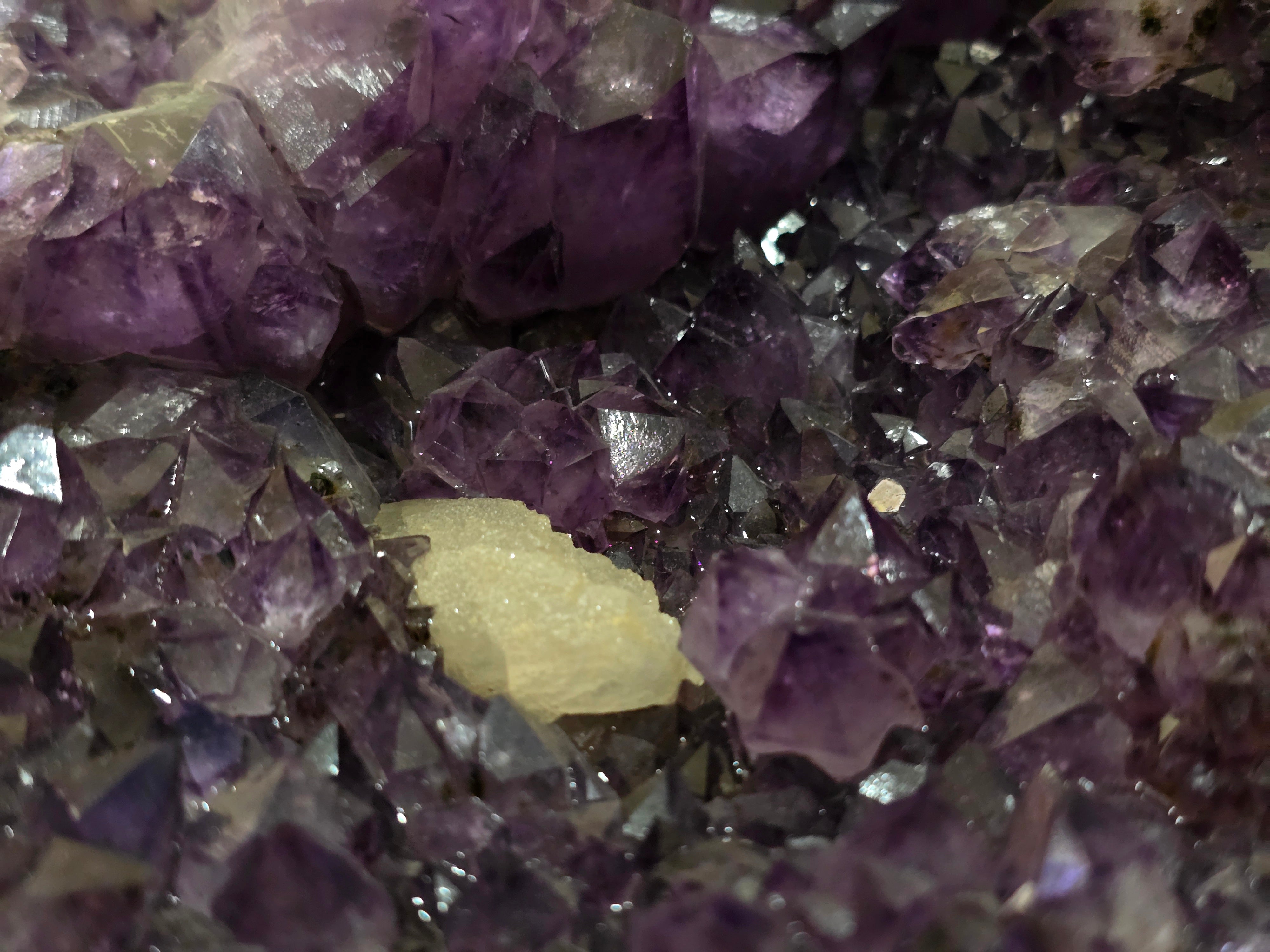AAA Superb Deep Purple Amethyst Cluster – Stone of Divine Protection, Spiritual Awakening & Inner Harmony Crystal Wellness