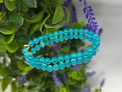 Premium Amazonite 6mm Beads Bracelet (Stone of Truth, Harmony & Hope) Crystal Wellness