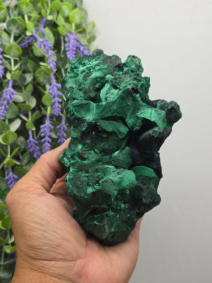 Malachite Polished Freeform Crystal Wellness