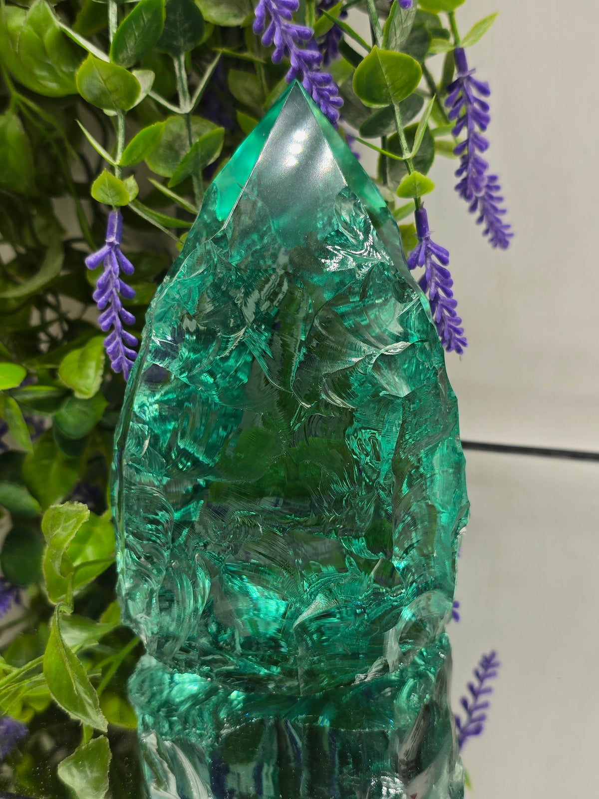 Blue Obsidian Freeform Tower – Calm, Protection & Emotional Balance Crystal Wellness