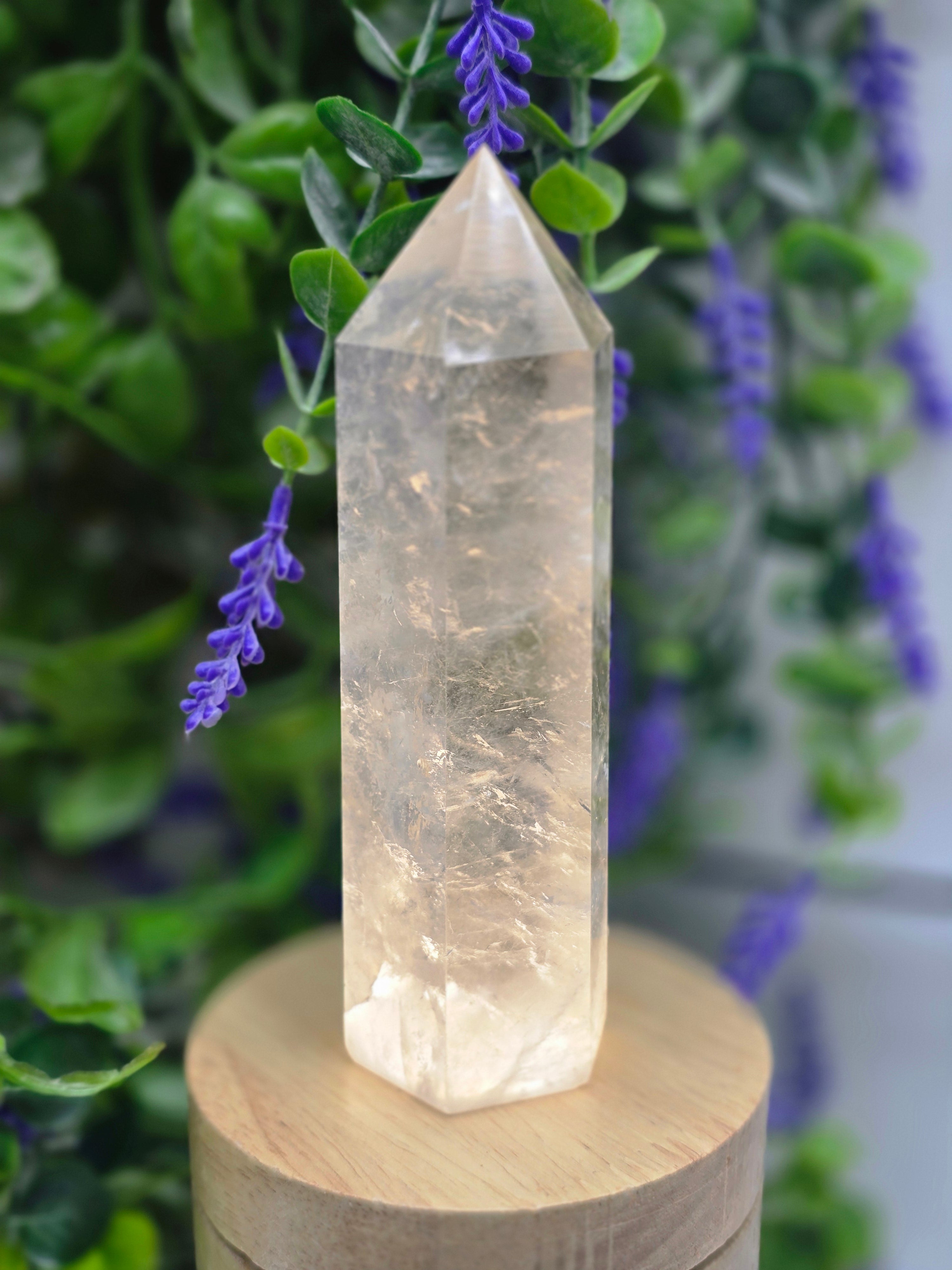 Clear Quartz Tower – Stone of Clarity, Amplification & Ultimate Power | 0.459g Crystal Wellness