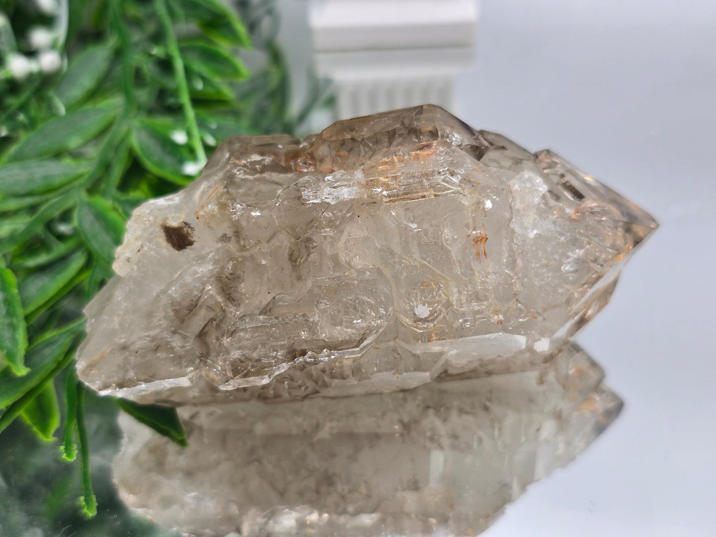 Elestial Quartz Specimen 100 × 50 × 45 mm (Stone of Spiritual Evolution & Divine Wisdom) Crystal Wellness