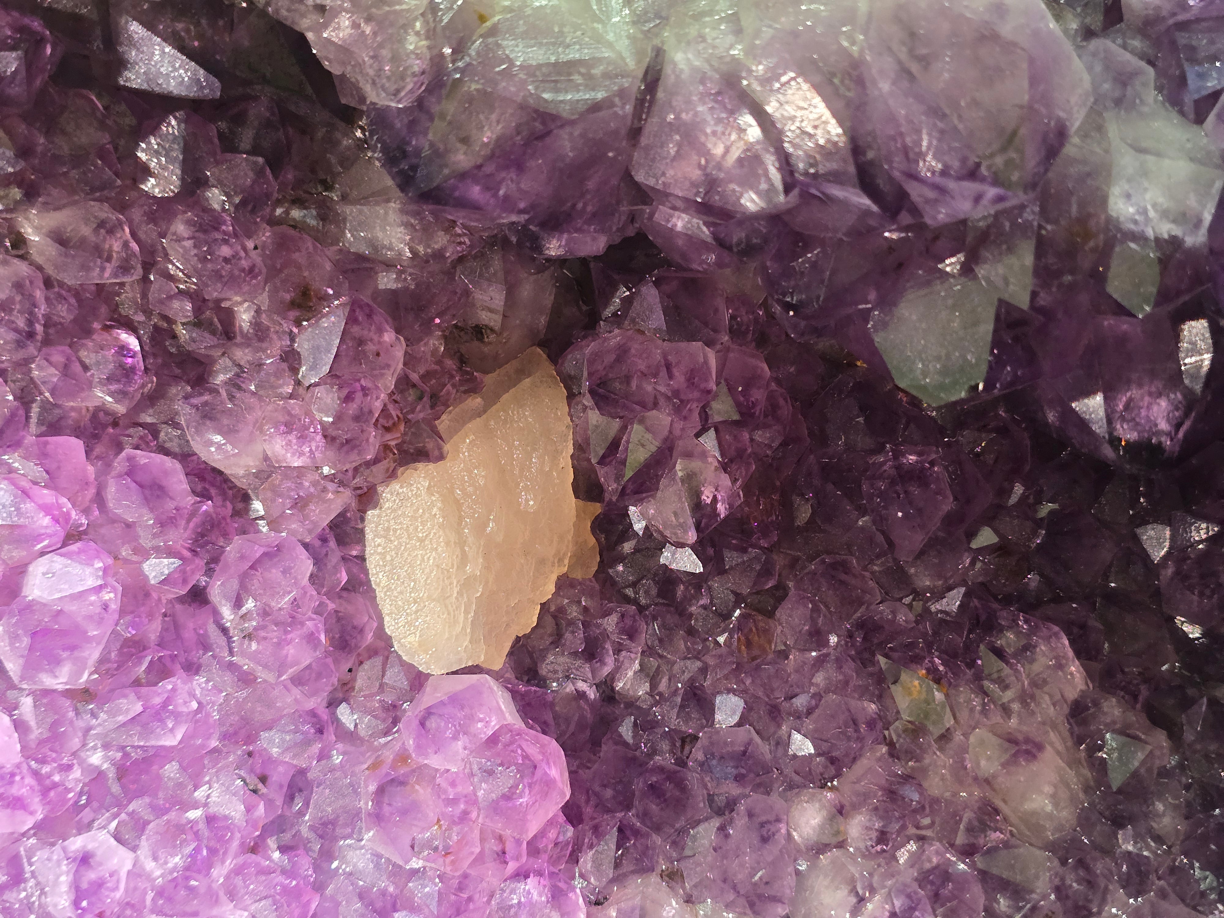 AAA Superb Deep Purple Amethyst Cluster – Stone of Divine Protection, Spiritual Awakening & Inner Harmony Crystal Wellness