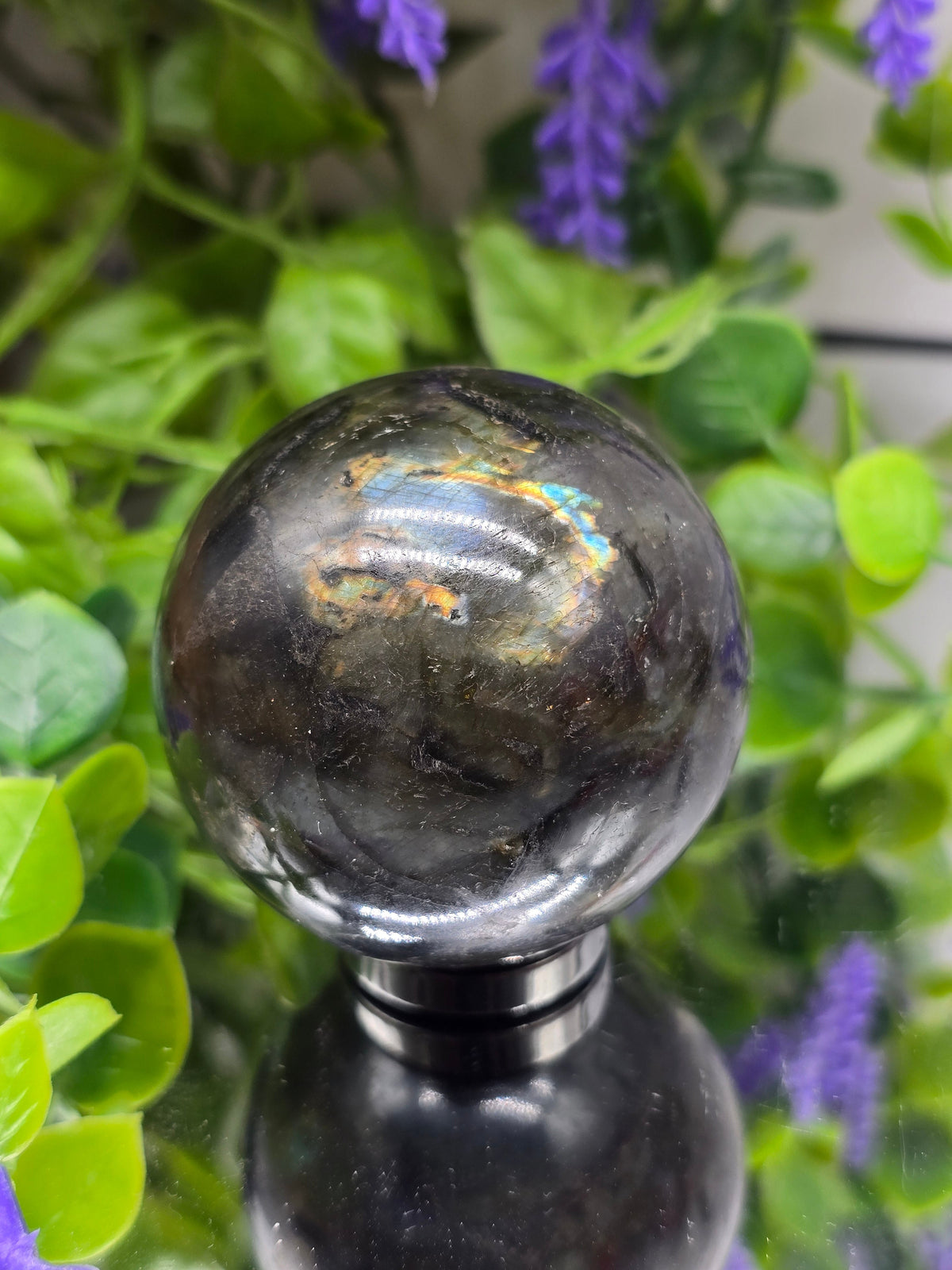Labradorite Sphere — Stone Of Transformation, Intuition & Protection Crystal Wellness