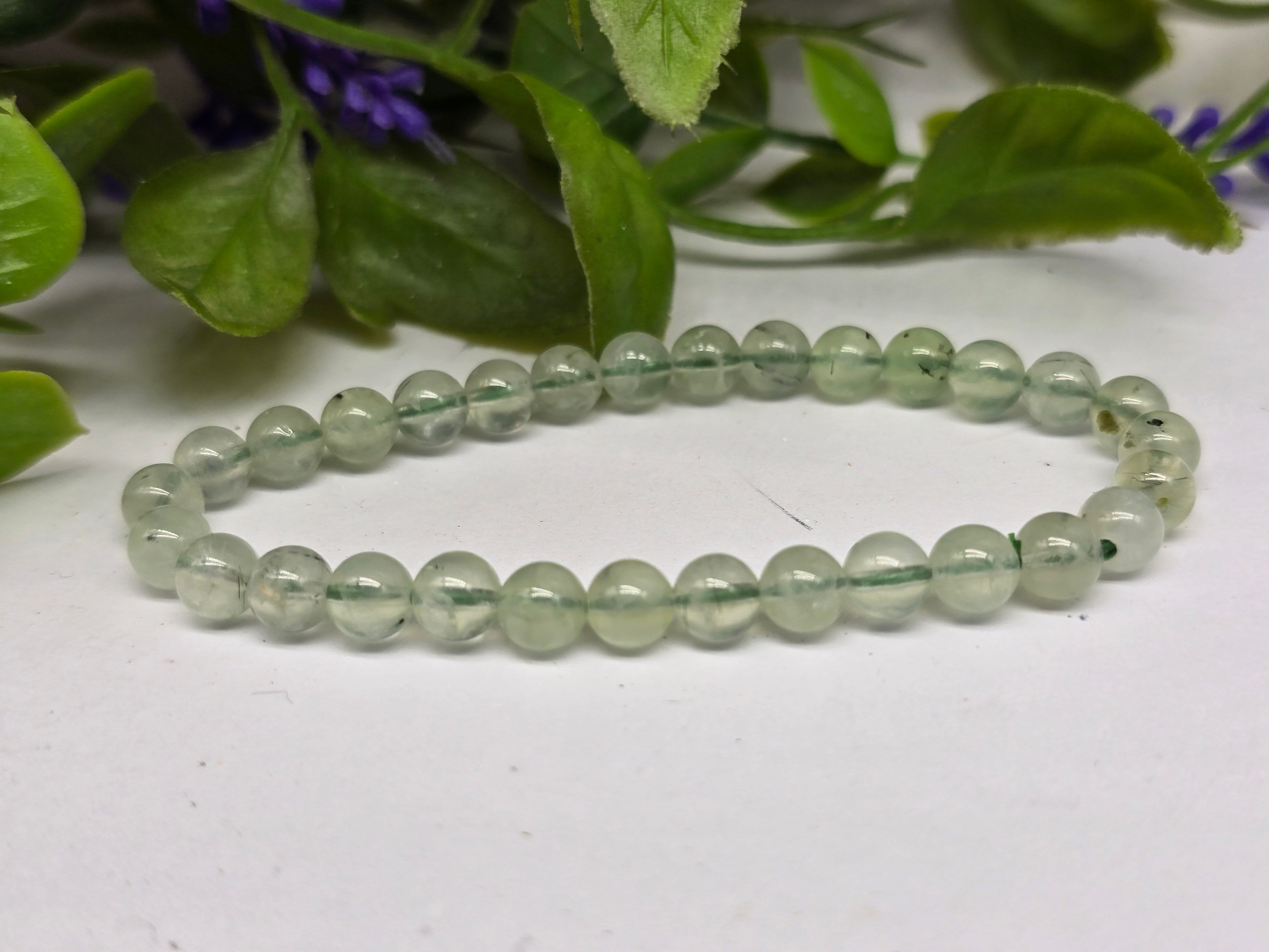 Prehnite Bracelet Crystal Wellness