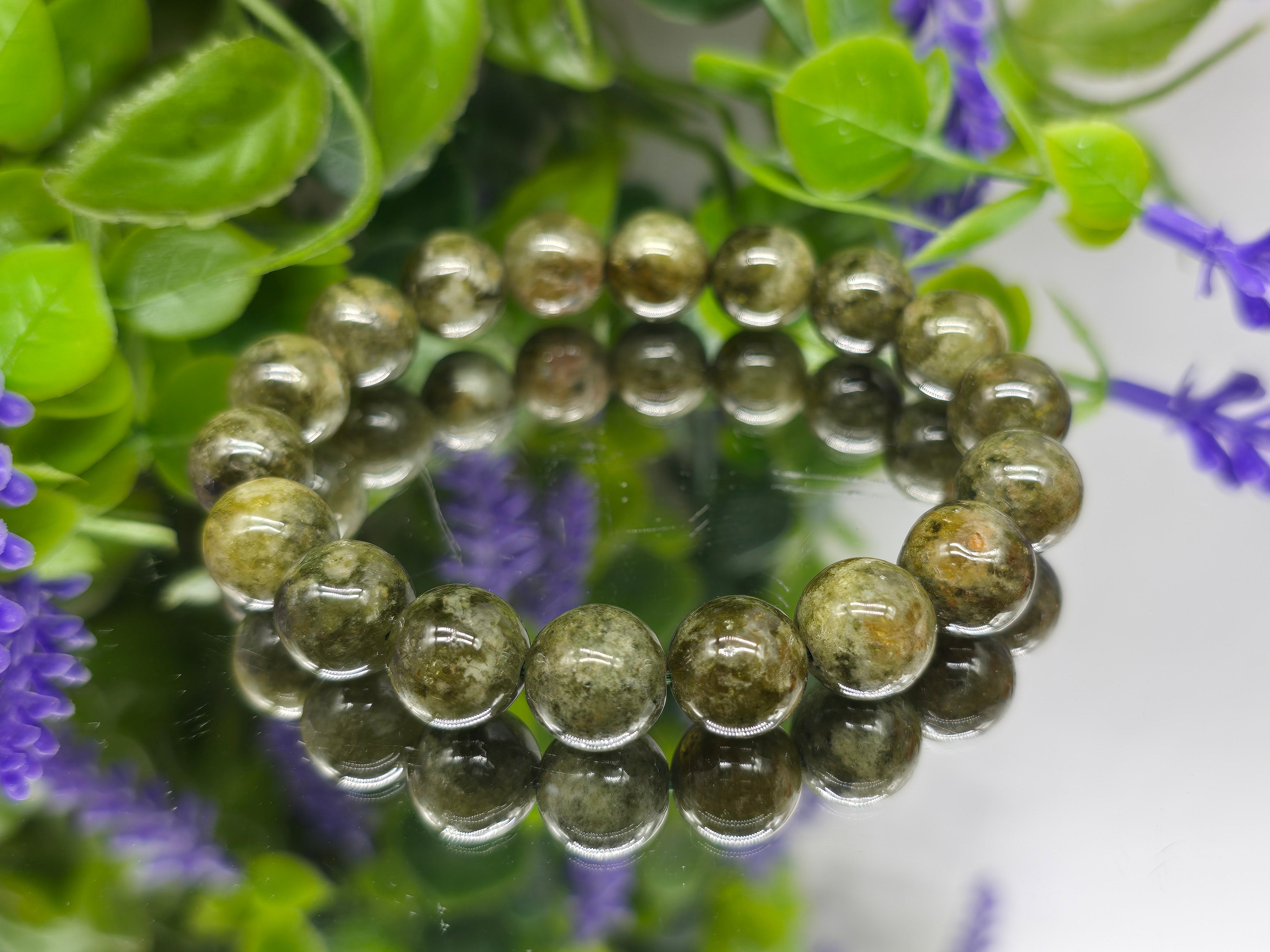 Green Garnet Bracelet Crystal Wellness