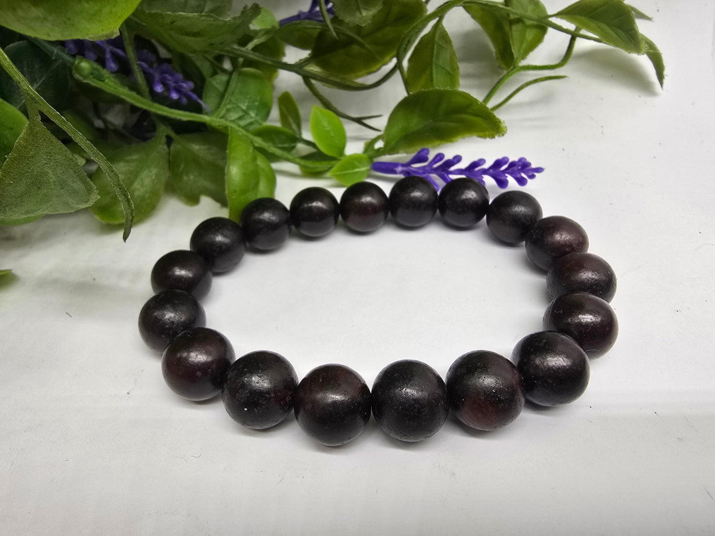 Rosewood Bracelet 12mm Crystal Wellness