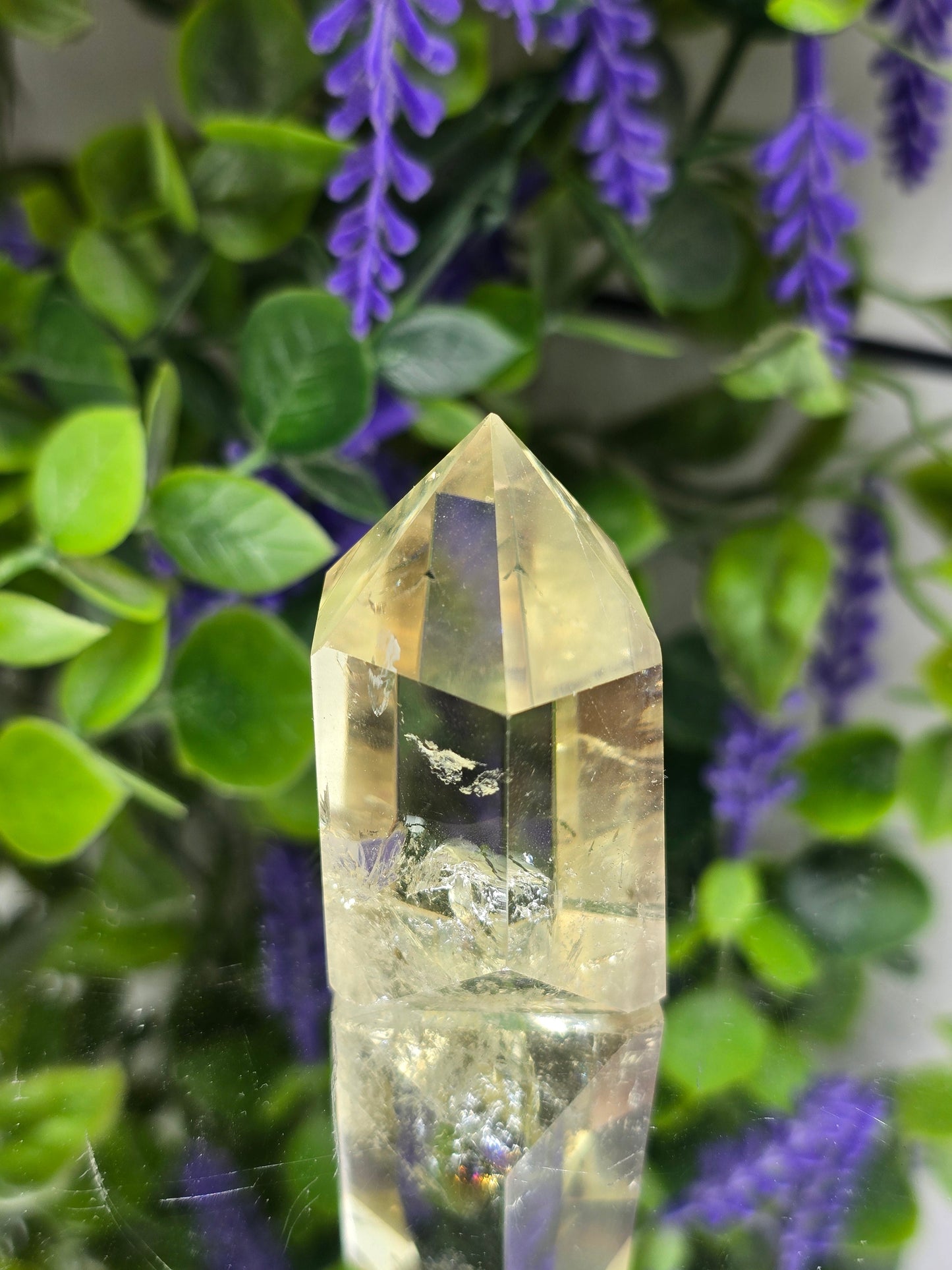Genuine Natural Citrine Point – Stone of Abundance, Joy & Success Crystal Wellness