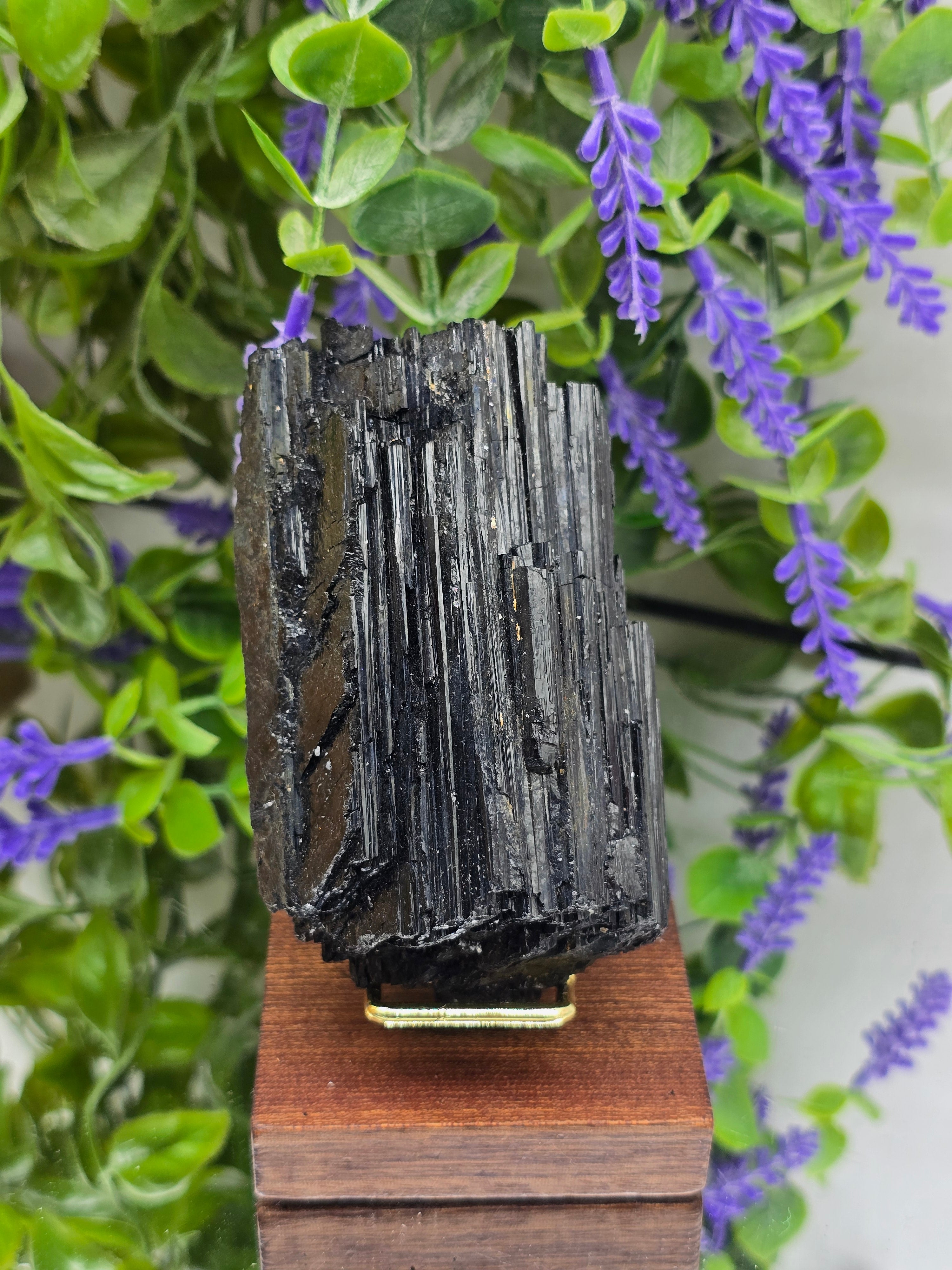 Premium Quality Natural Black Tourmaline Raw – Stone of Protection, Grounding & Energy Shield Crystal Wellness