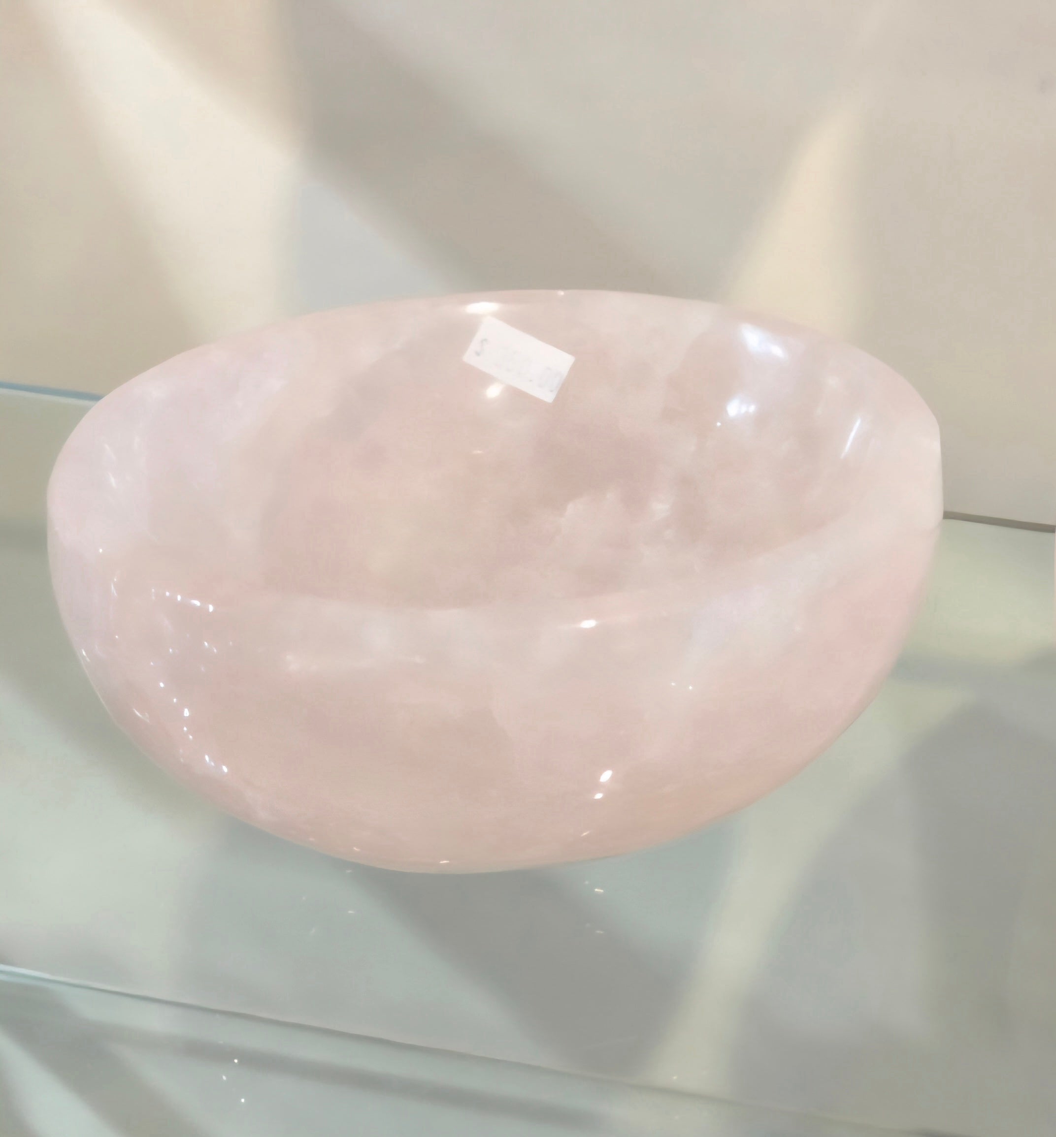 Large Rose Quartz Bowl 15cm – Love, Emotional Healing & Heart Chakra Harmony Crystal Wellness