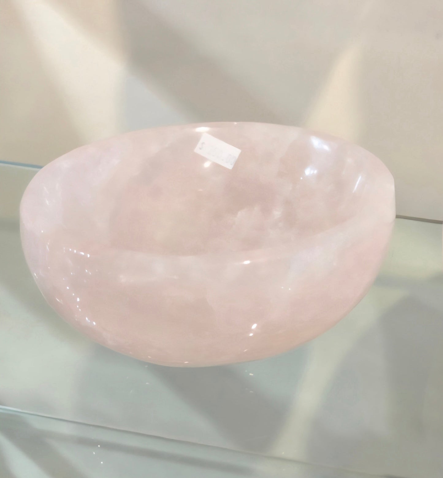 Large Rose Quartz Bowl 15cm – Love, Emotional Healing & Heart Chakra Harmony Crystal Wellness