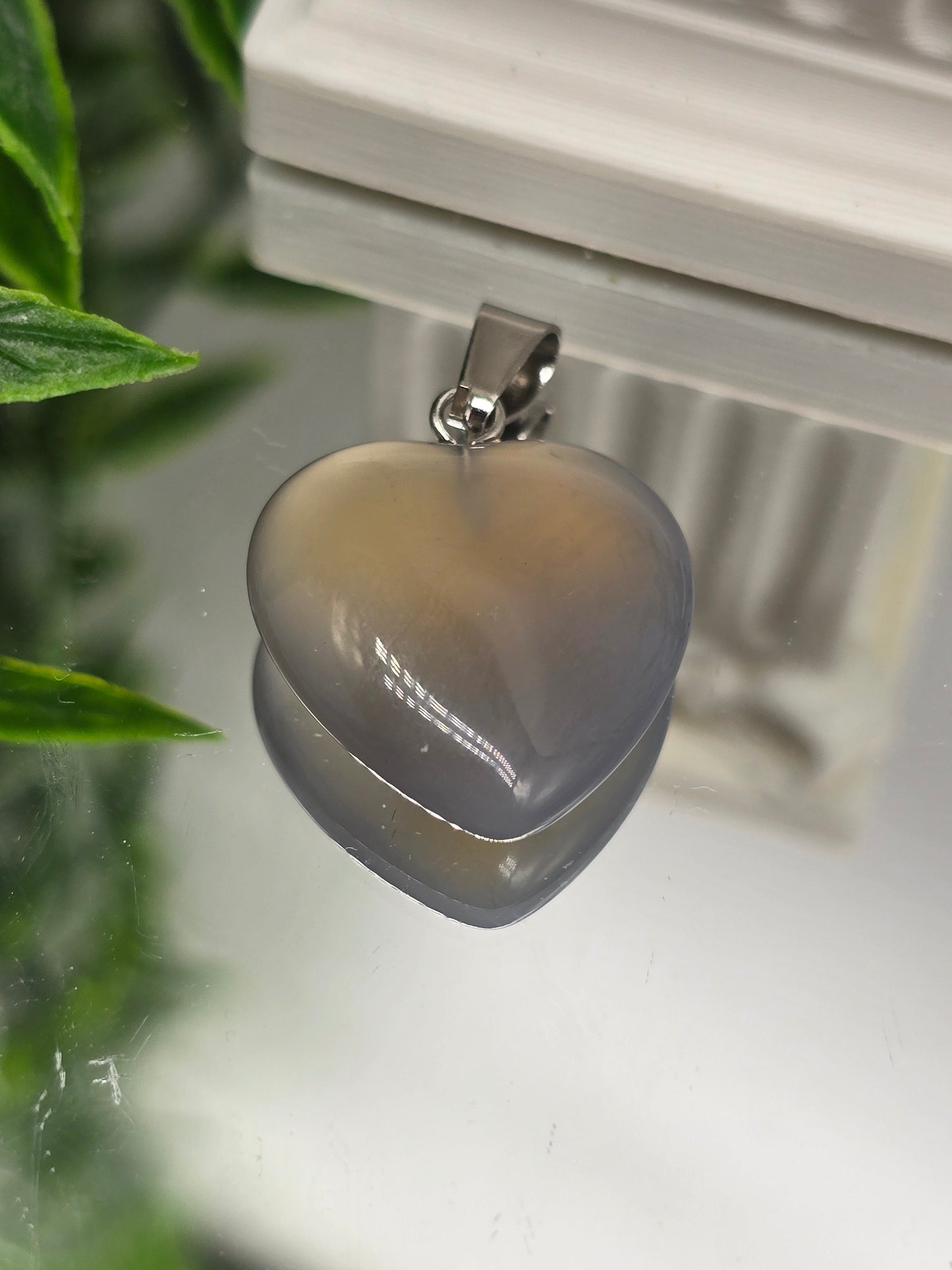 Variety Crystal Heart Pendant | Healing Crystal Necklace for Love, Balance & Daily Energy Crystal Wellness